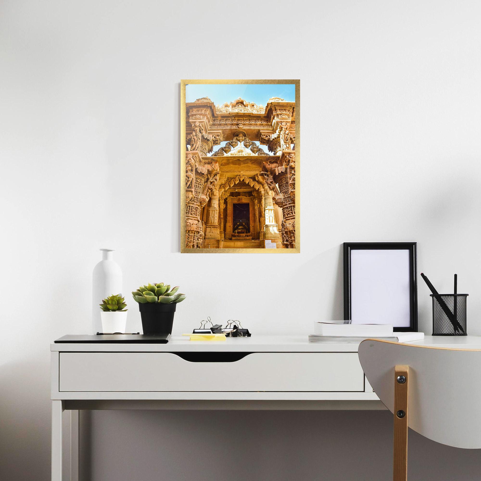 Poster Înrămat Temples Of Jaisalmer mockup 7