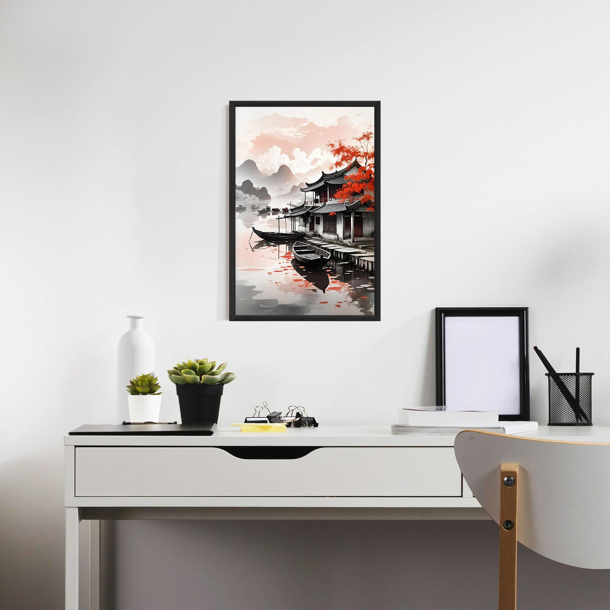 Poster Înrămat Architecture Reflections mockup 7