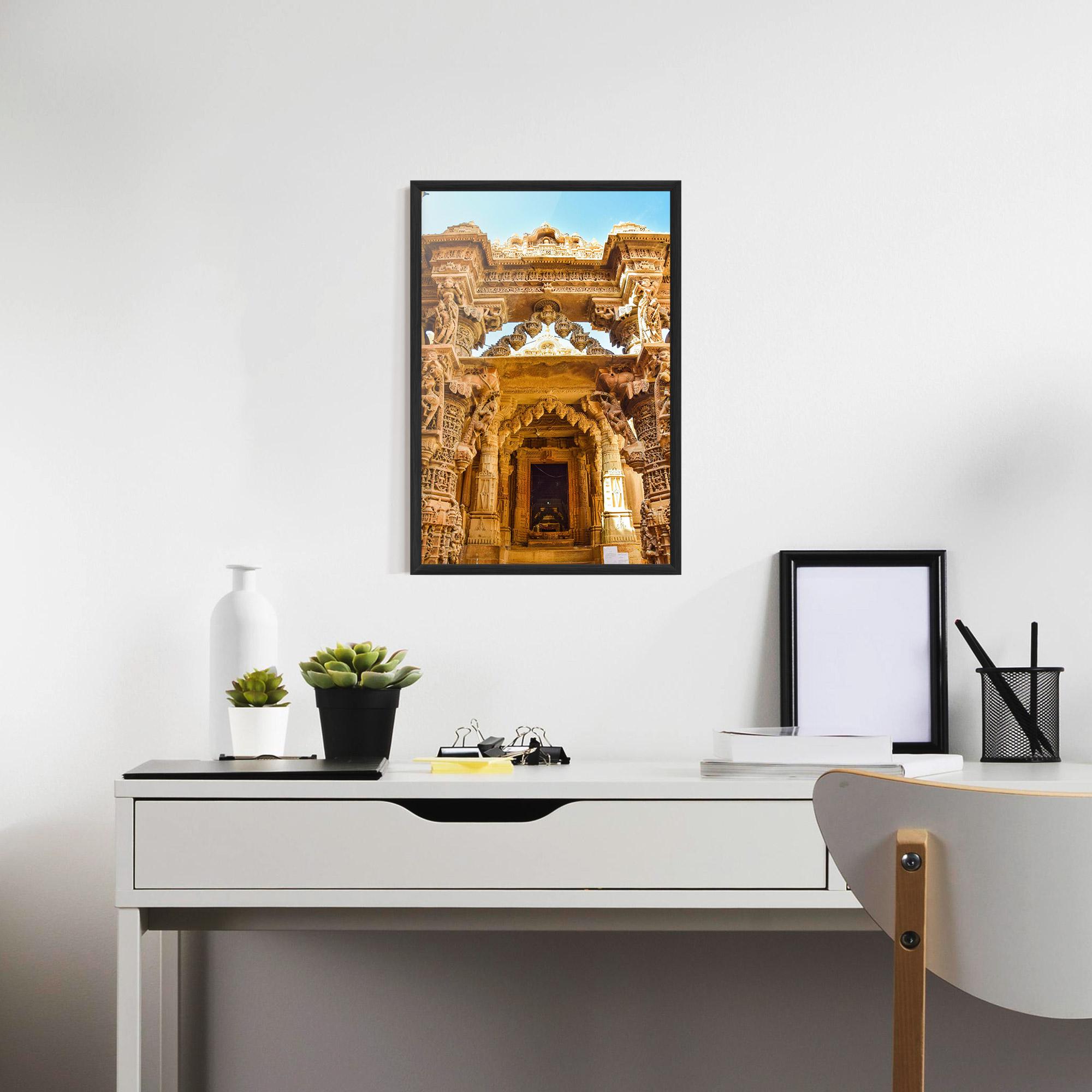 Poster Înrămat Temples Of Jaisalmer mockup 7