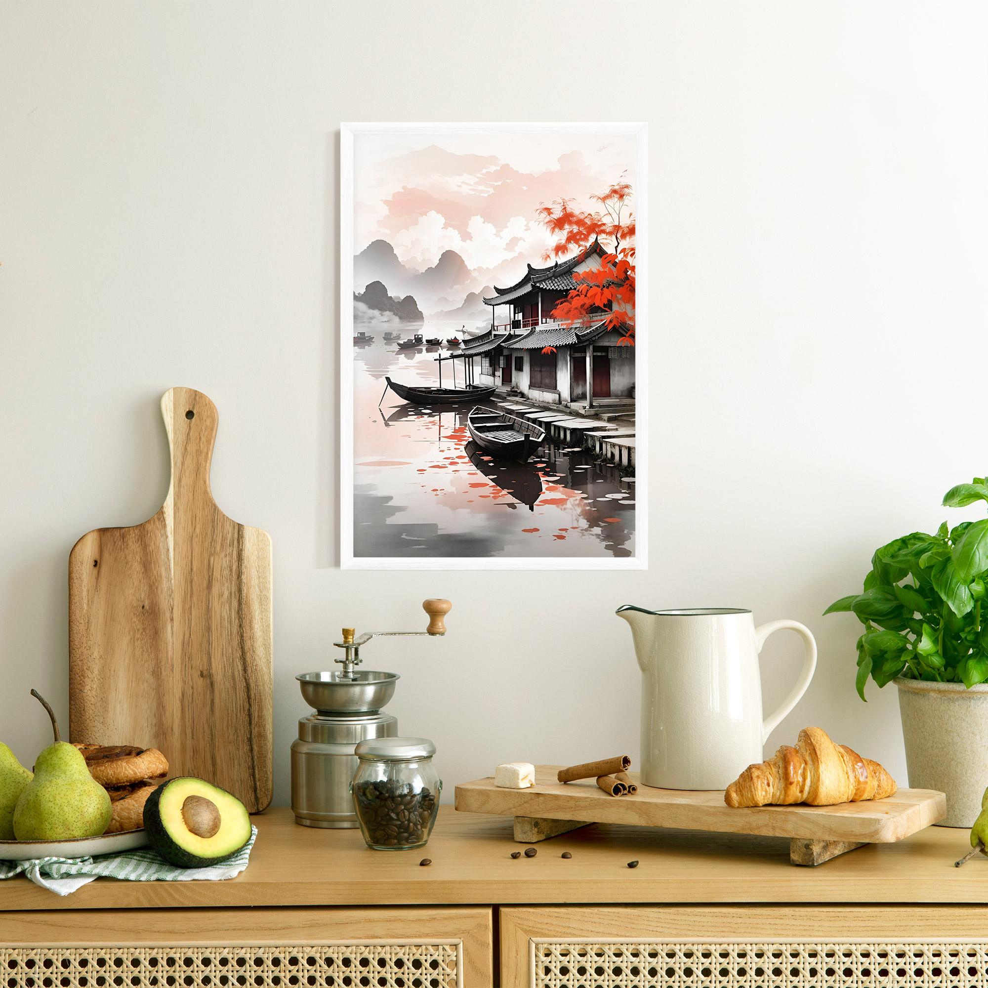 Poster Înrămat Architecture Reflections mockup 8