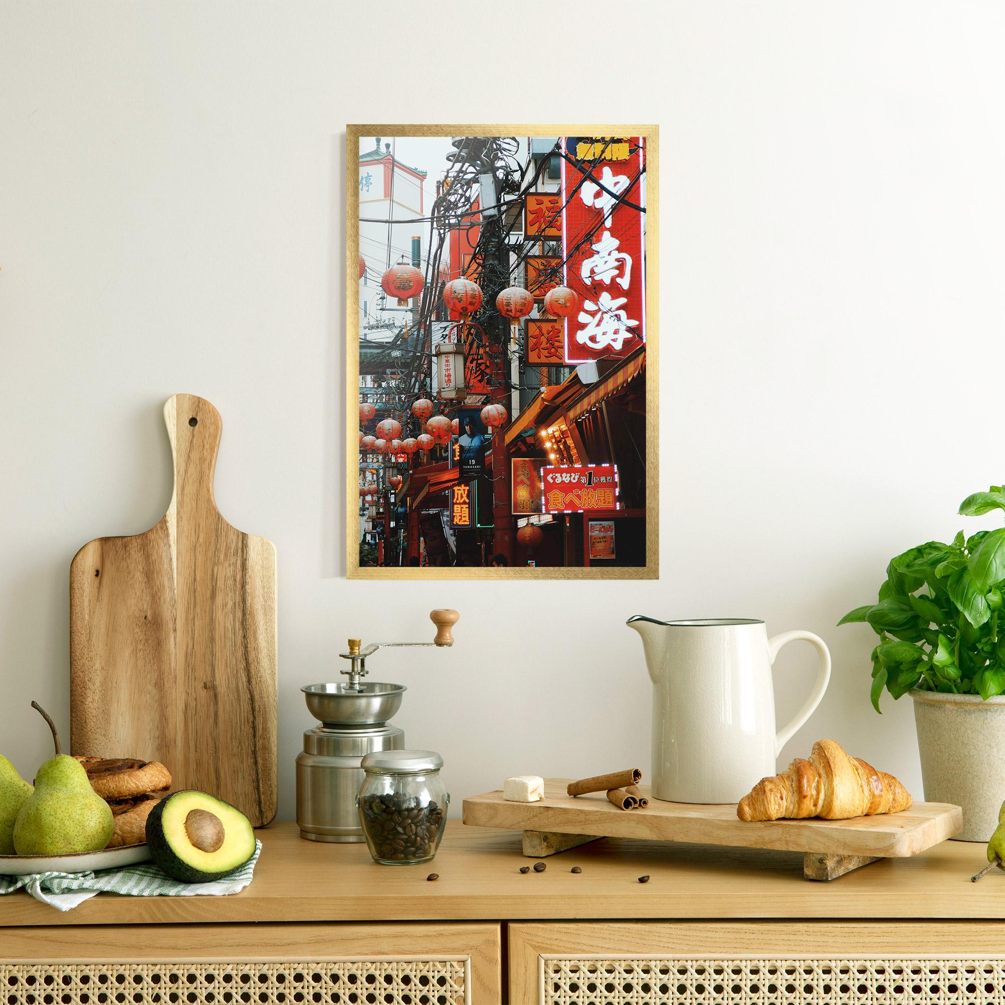 Poster Înrămat Chinatown mockup 8