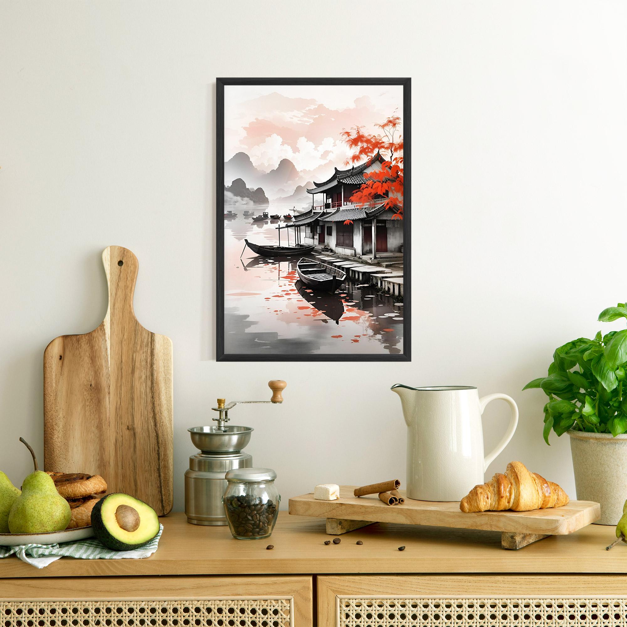 Poster Înrămat Architecture Reflections mockup 8