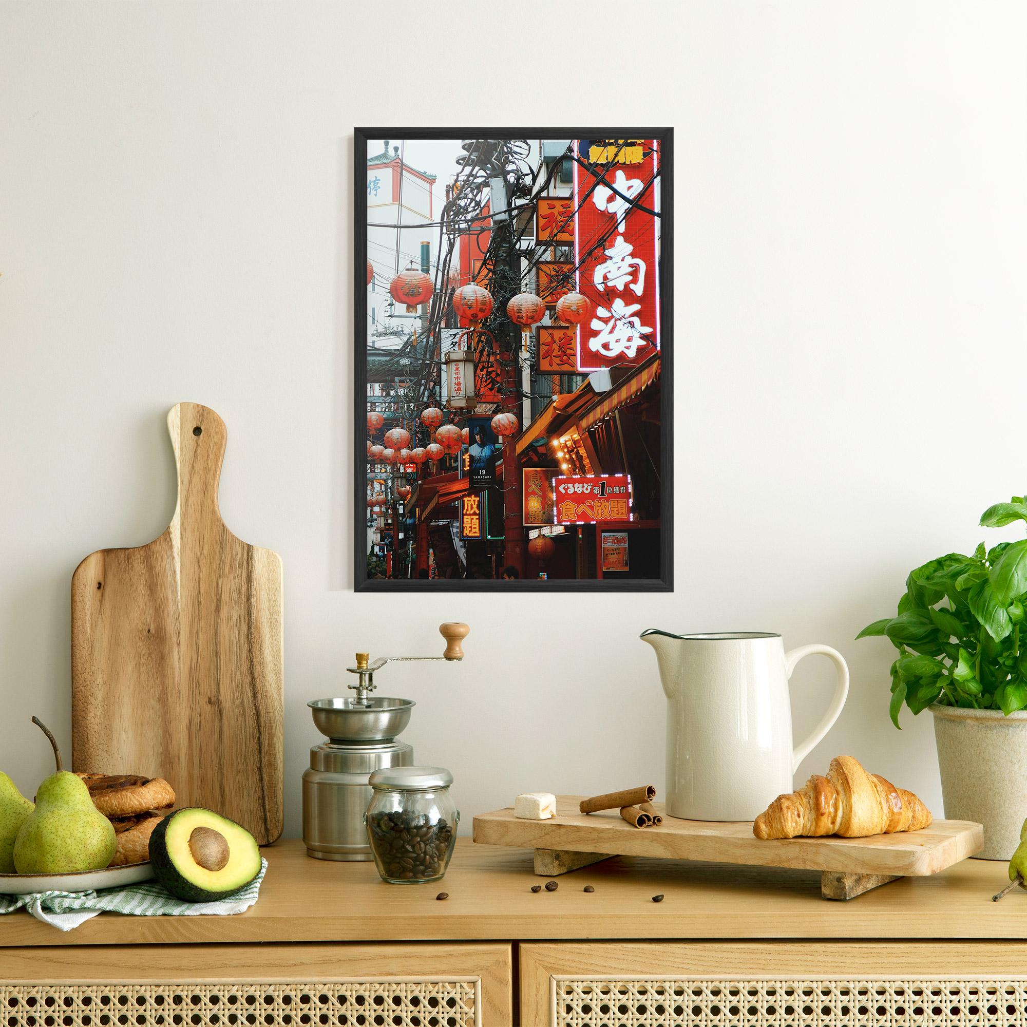 Poster Înrămat Chinatown mockup 8