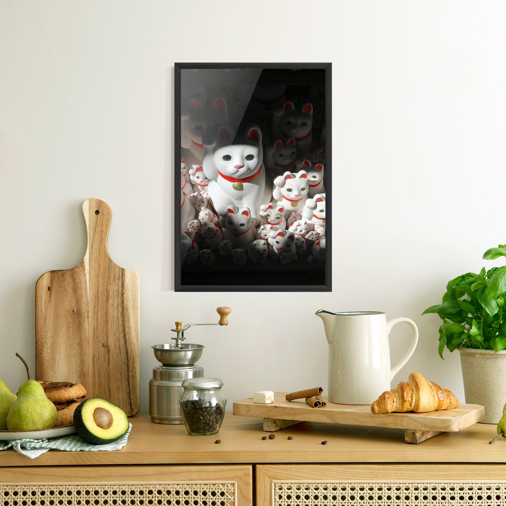 White Lucky Cats mockup 8