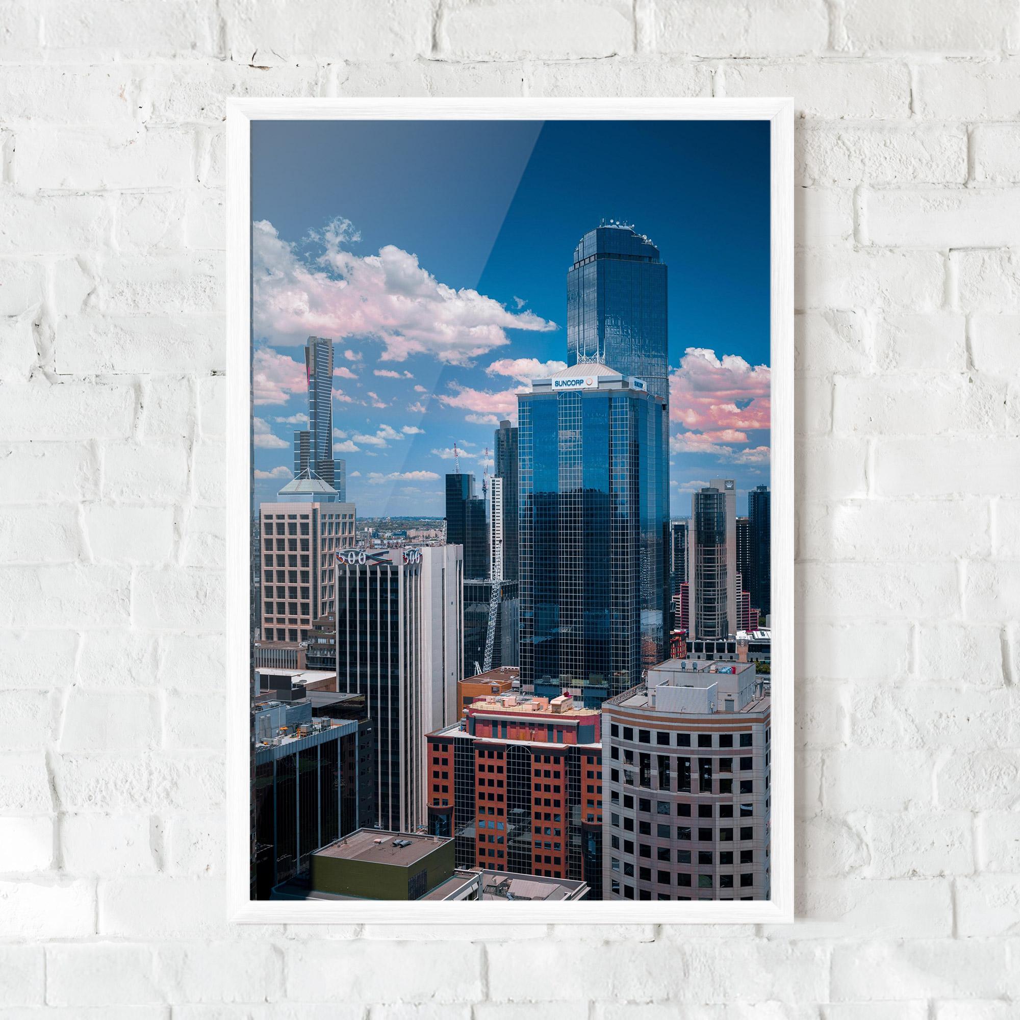Poster Înrămat Skyscrapert View mockup 0