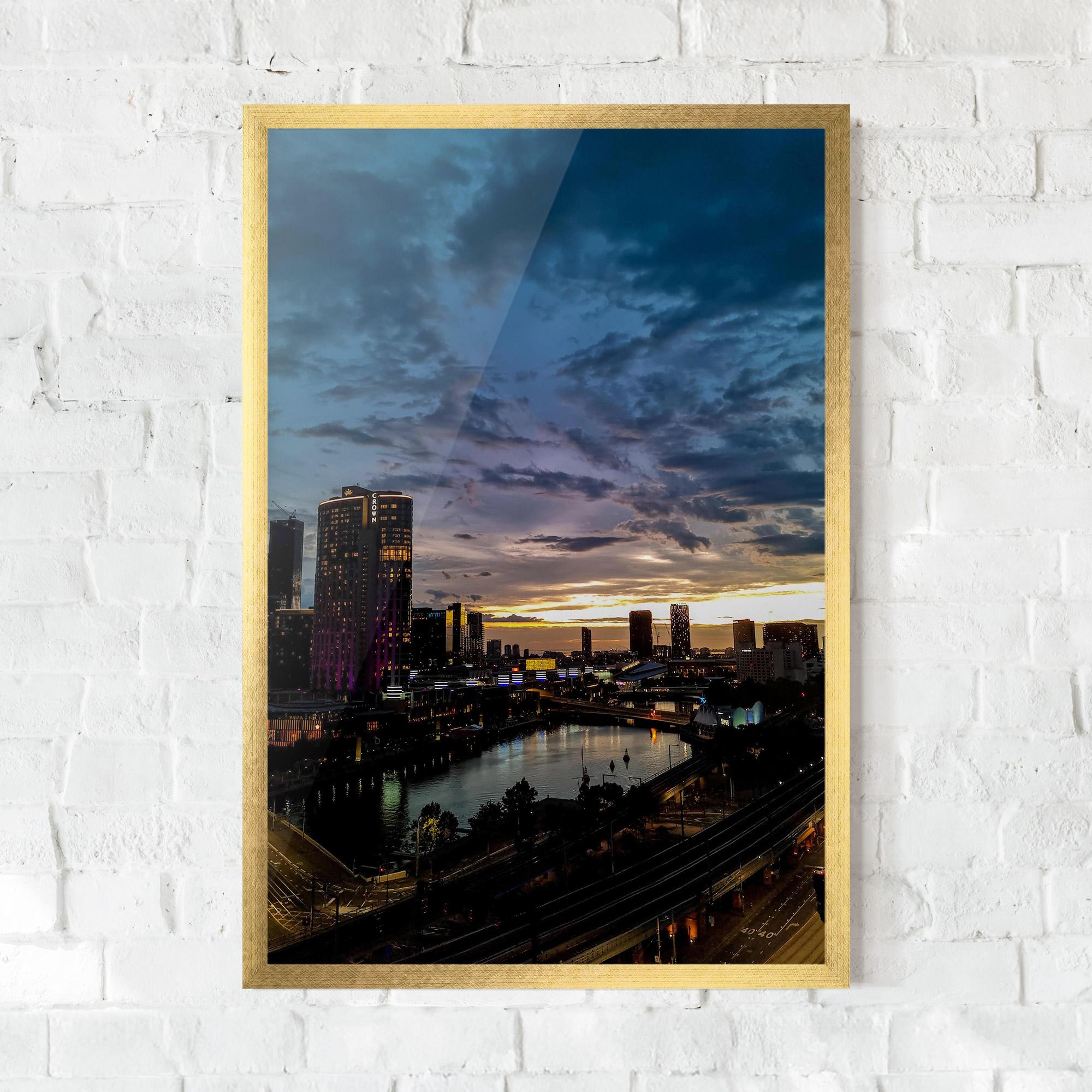 Poster Înrămat Melbourne mockup 0