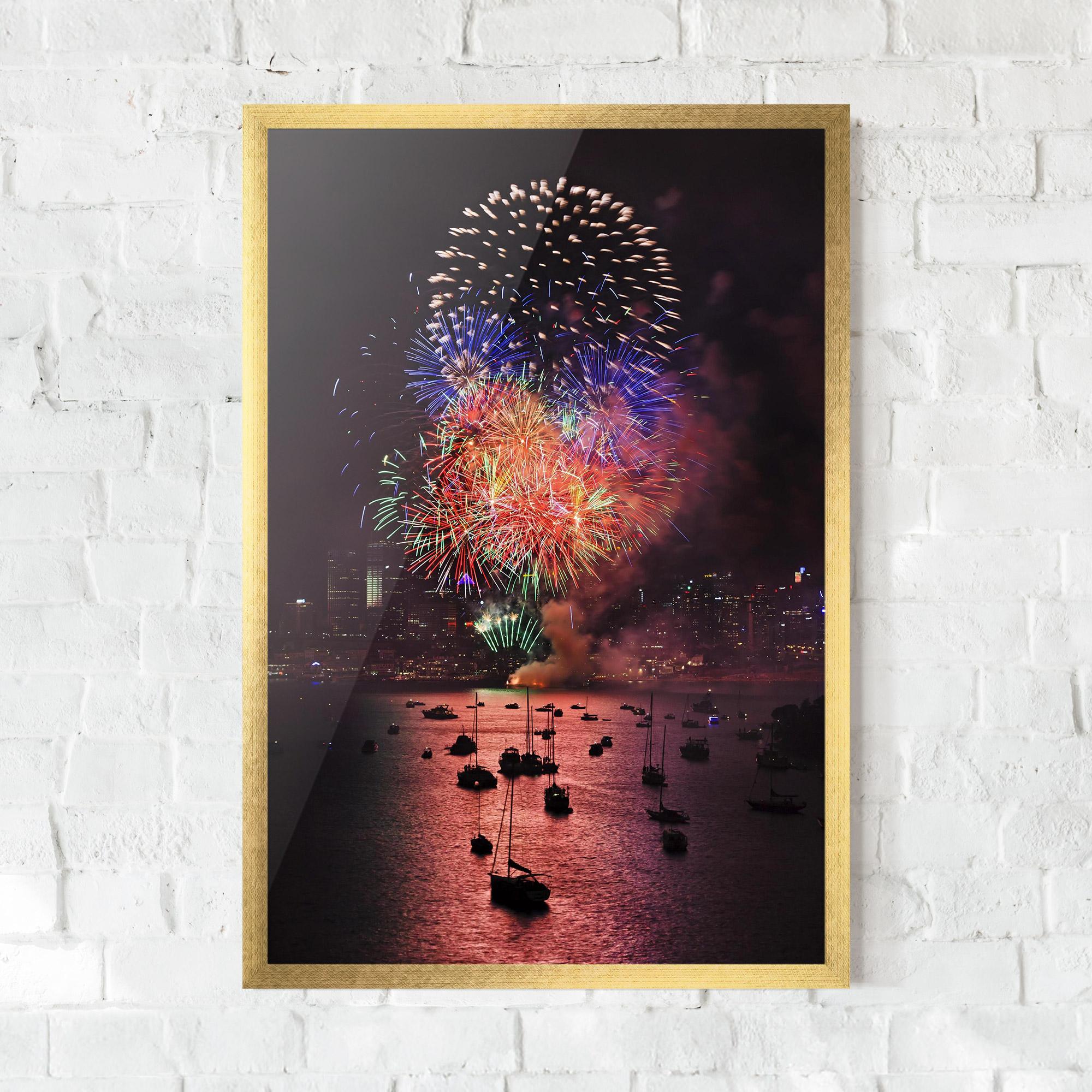 Poster Înrămat Sydney Firework mockup 0