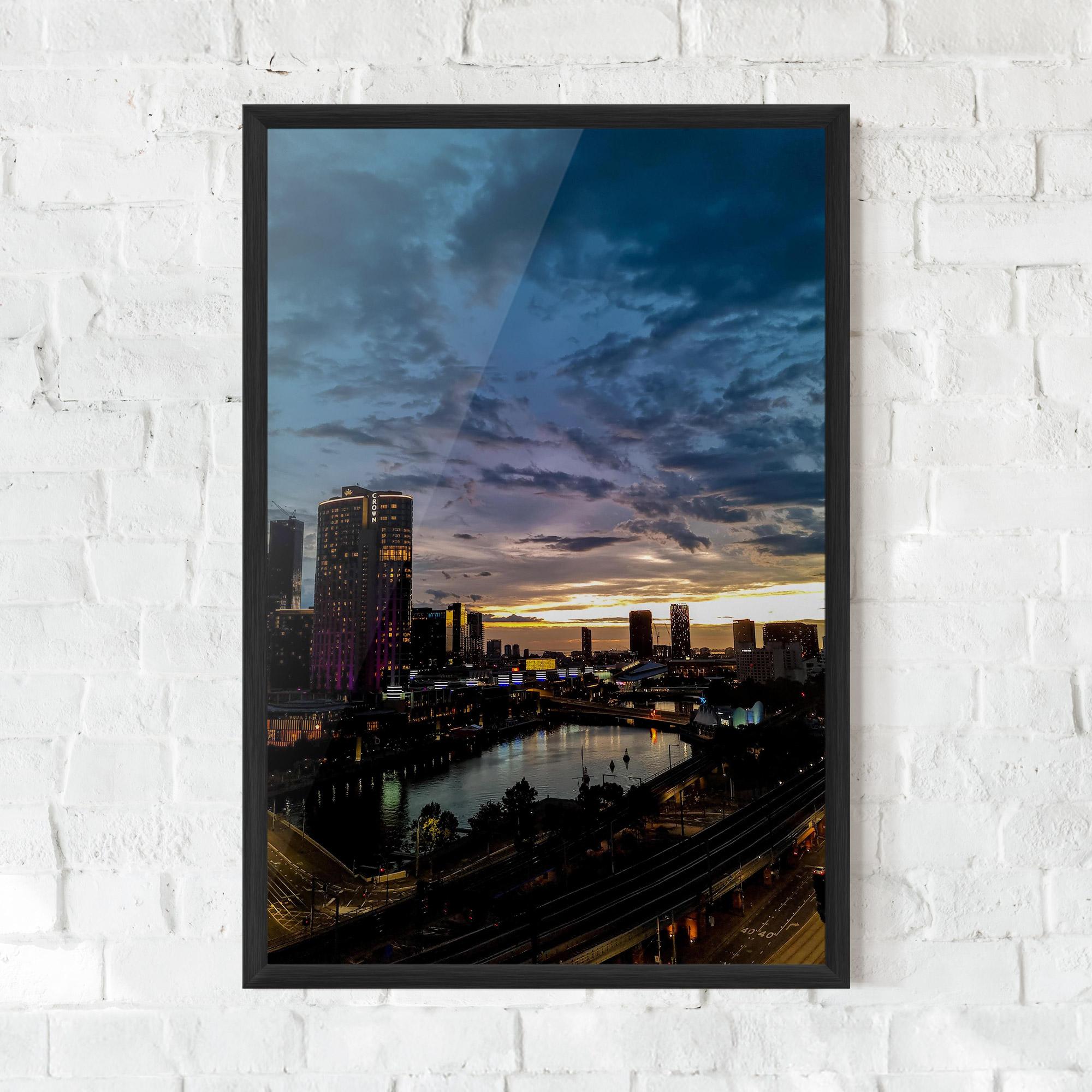 Poster Înrămat Melbourne mockup 0