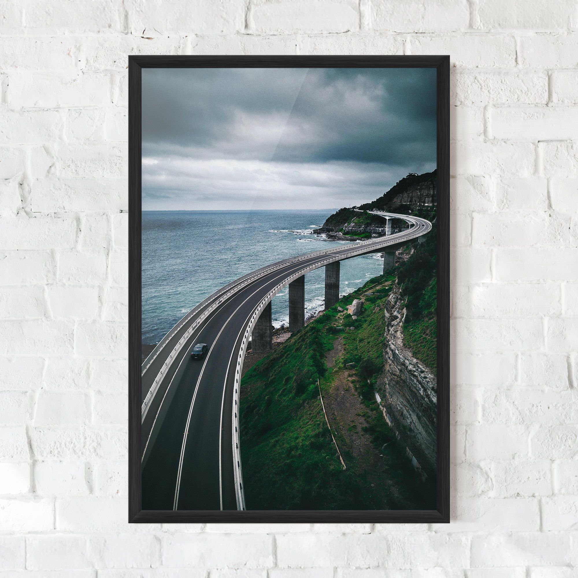 Road Cloudy Day mockup 0