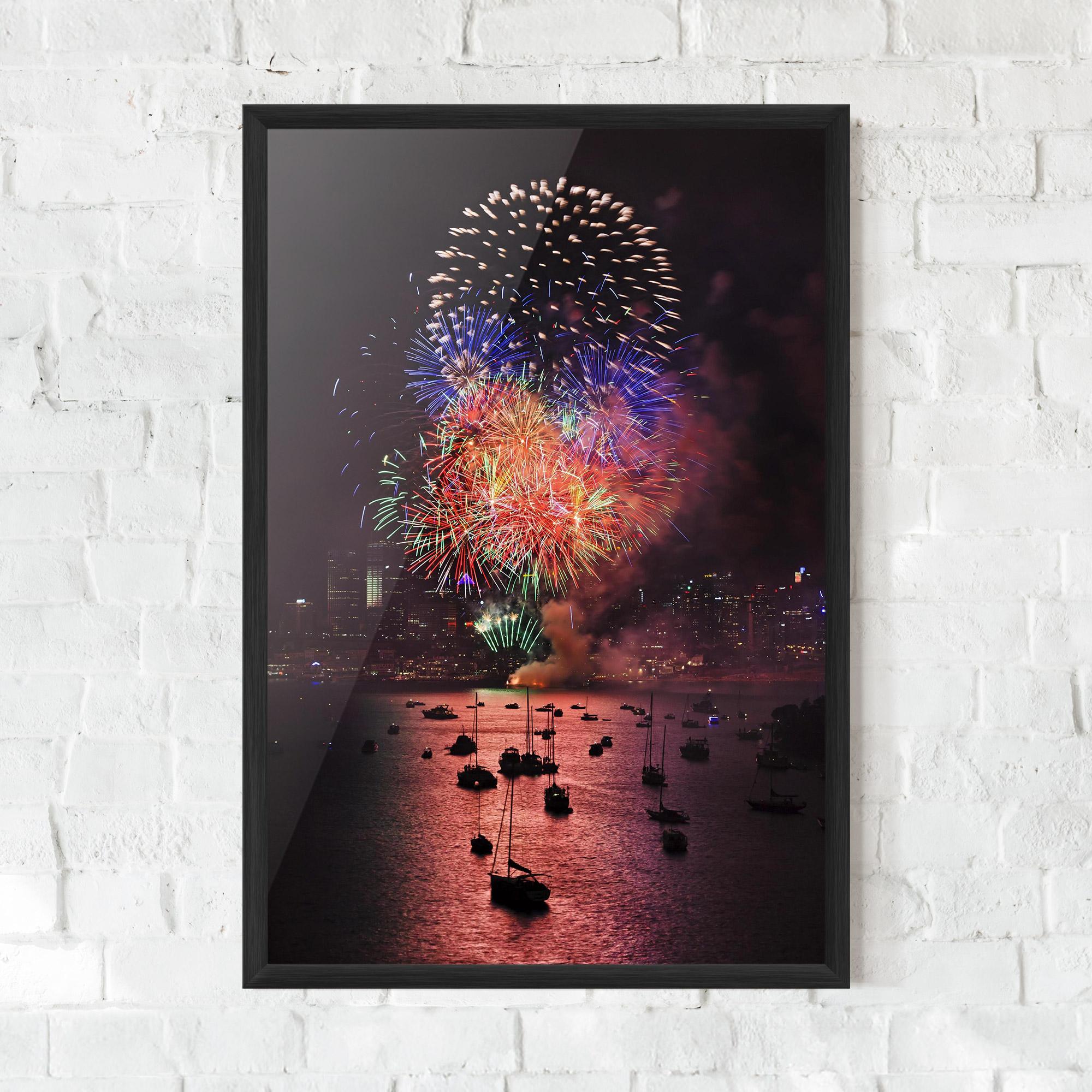 Poster Înrămat Sydney Firework mockup 0