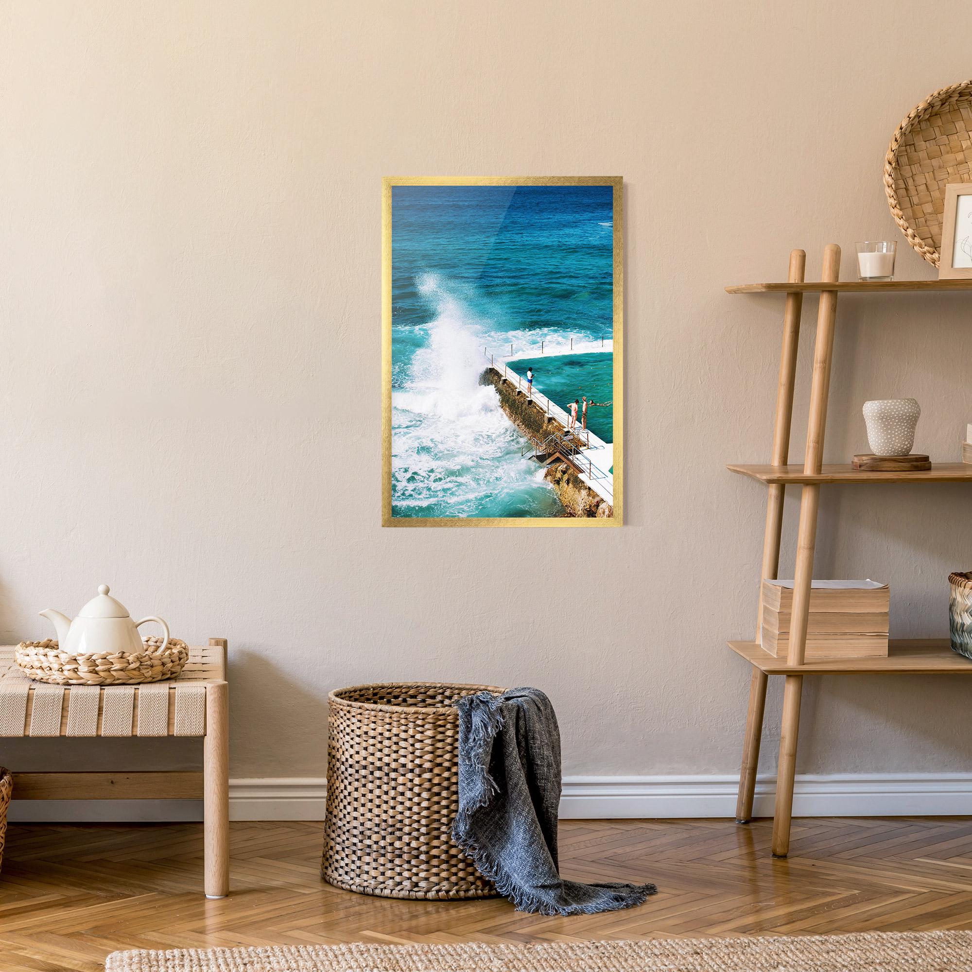 Poster Înrămat Bondi Beach mockup 9