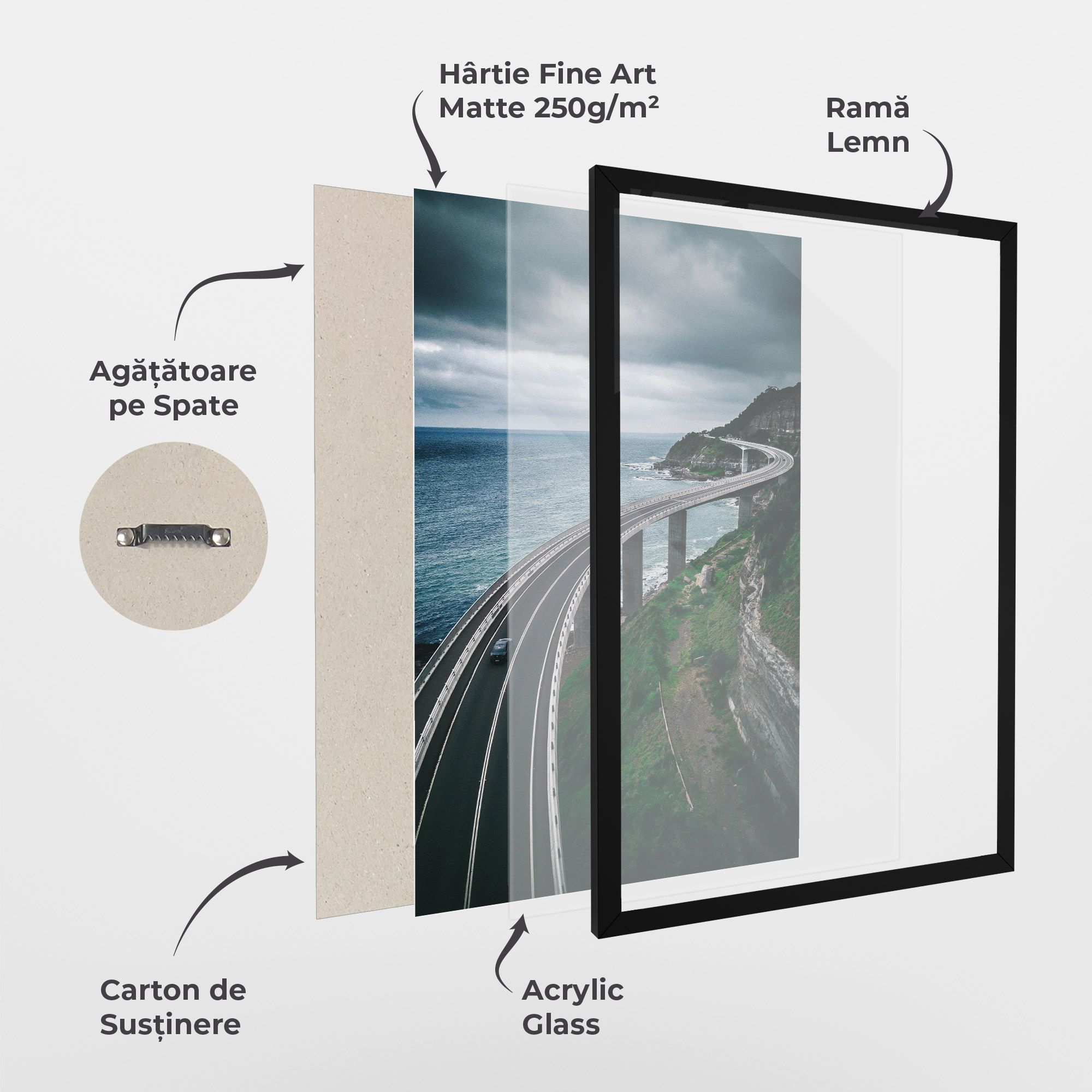 Road Cloudy Day mockup 1