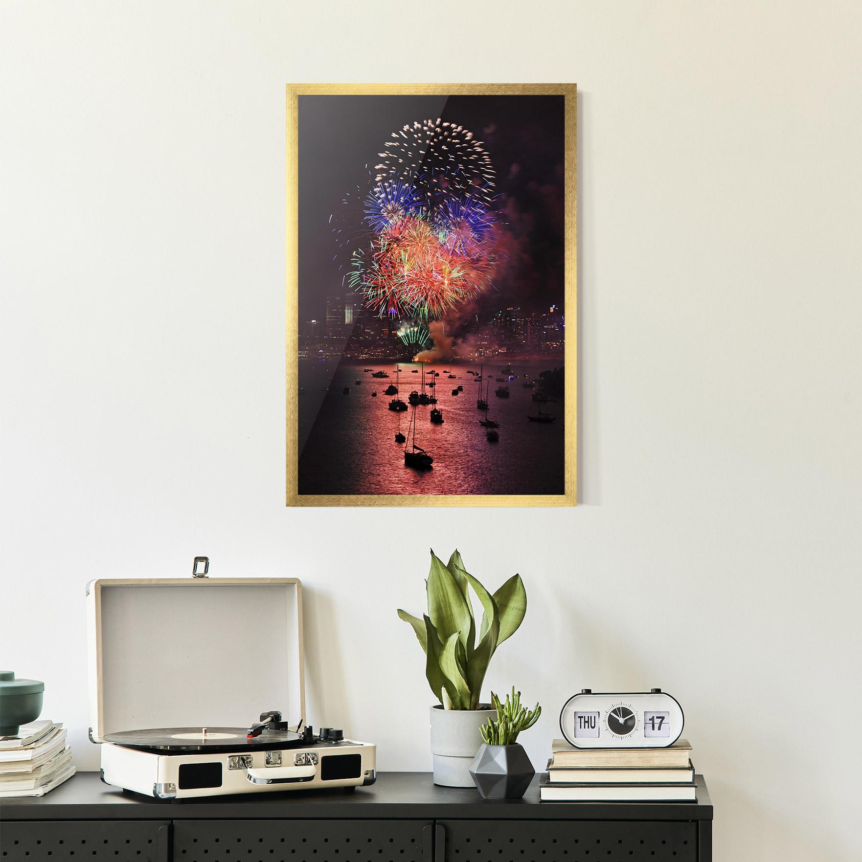 Poster Înrămat Sydney Firework mockup 2
