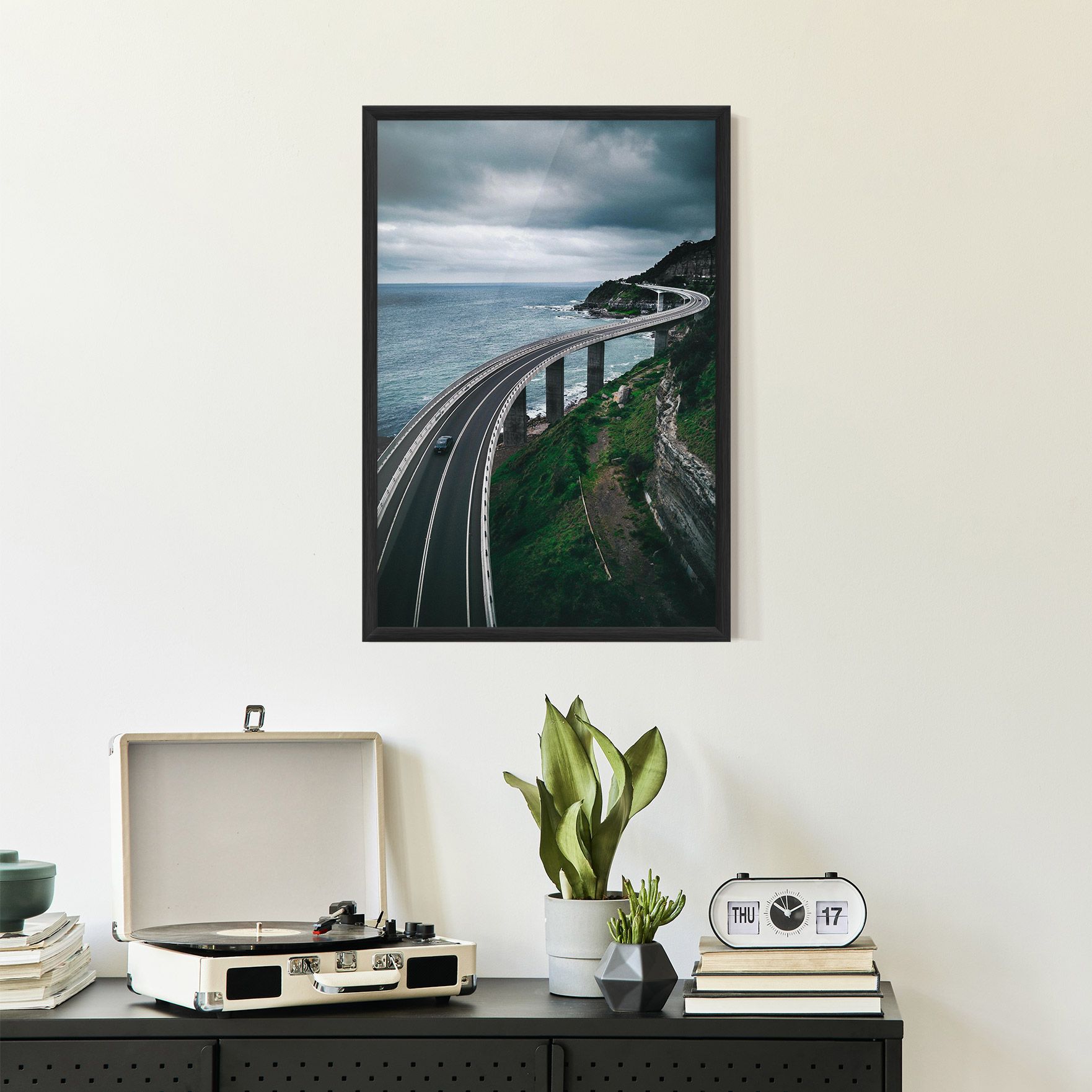 Road Cloudy Day mockup 2