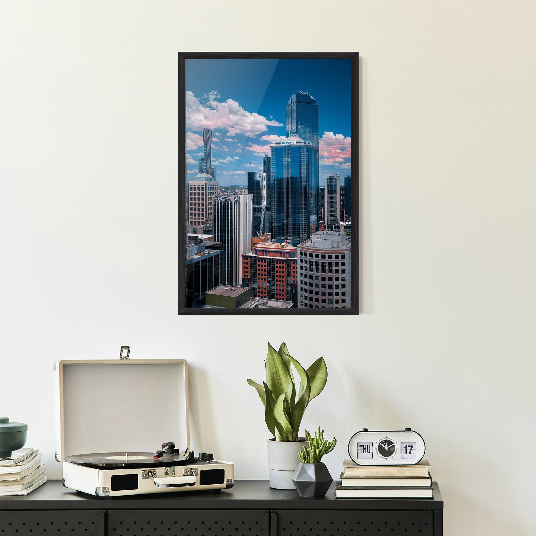 Poster Înrămat Skyscrapert View mockup 2