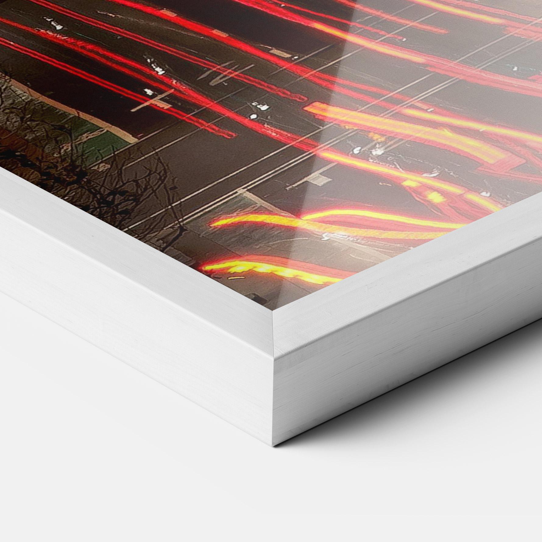 Poster Înrămat Car Light Road mockup 3