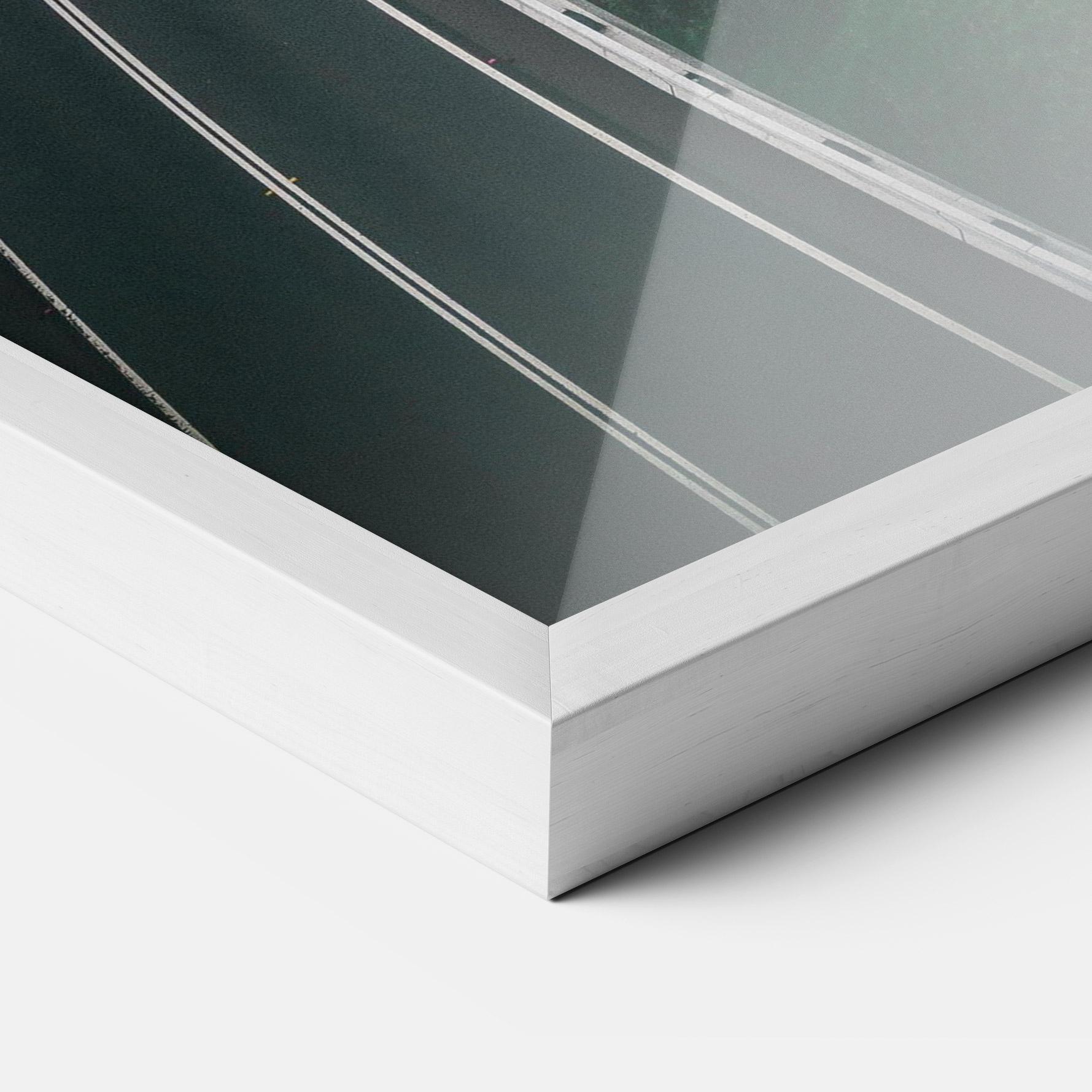 Poster Înrămat Road Cloudy Day mockup 3