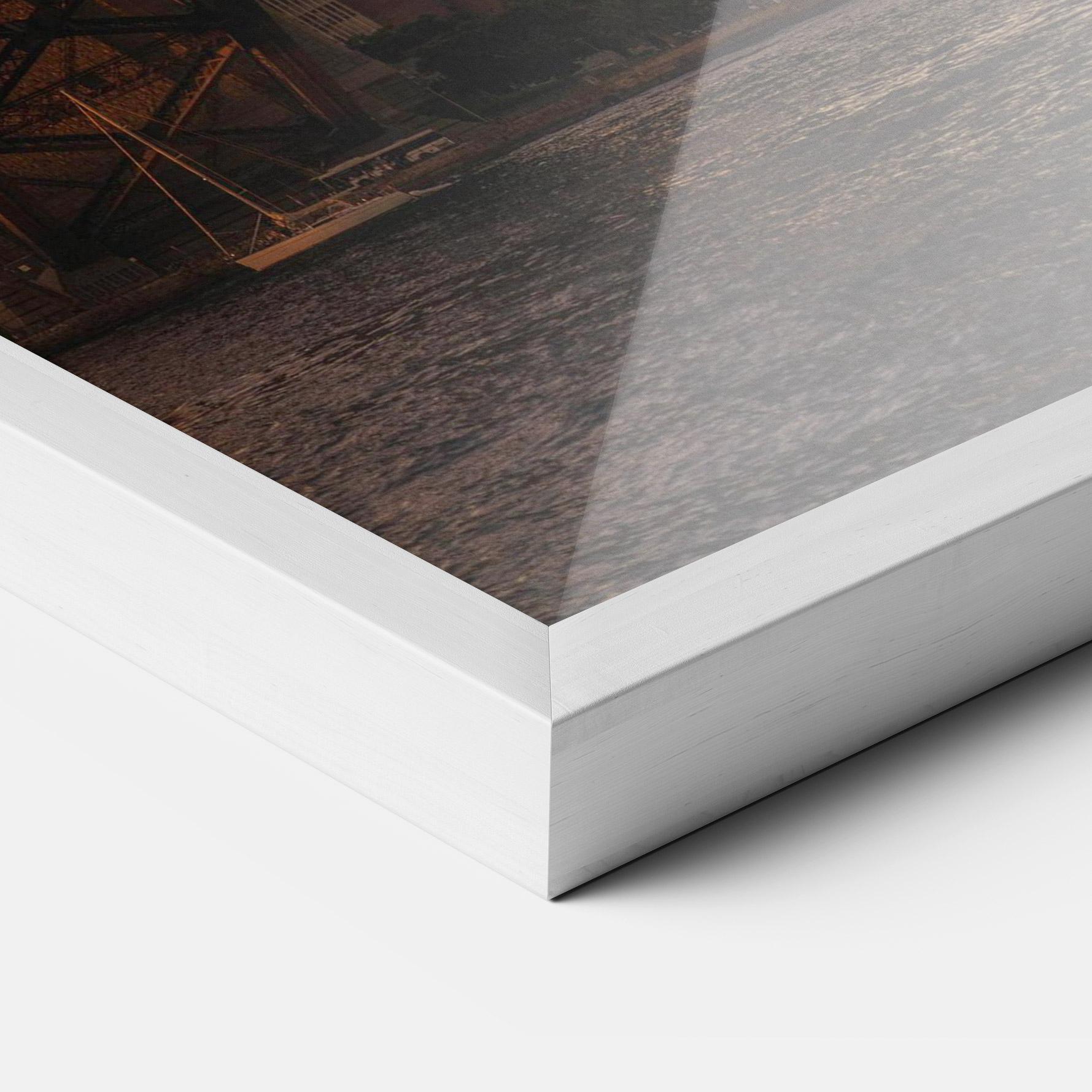 Poster Înrămat Sunset Harbour Bridge mockup 3