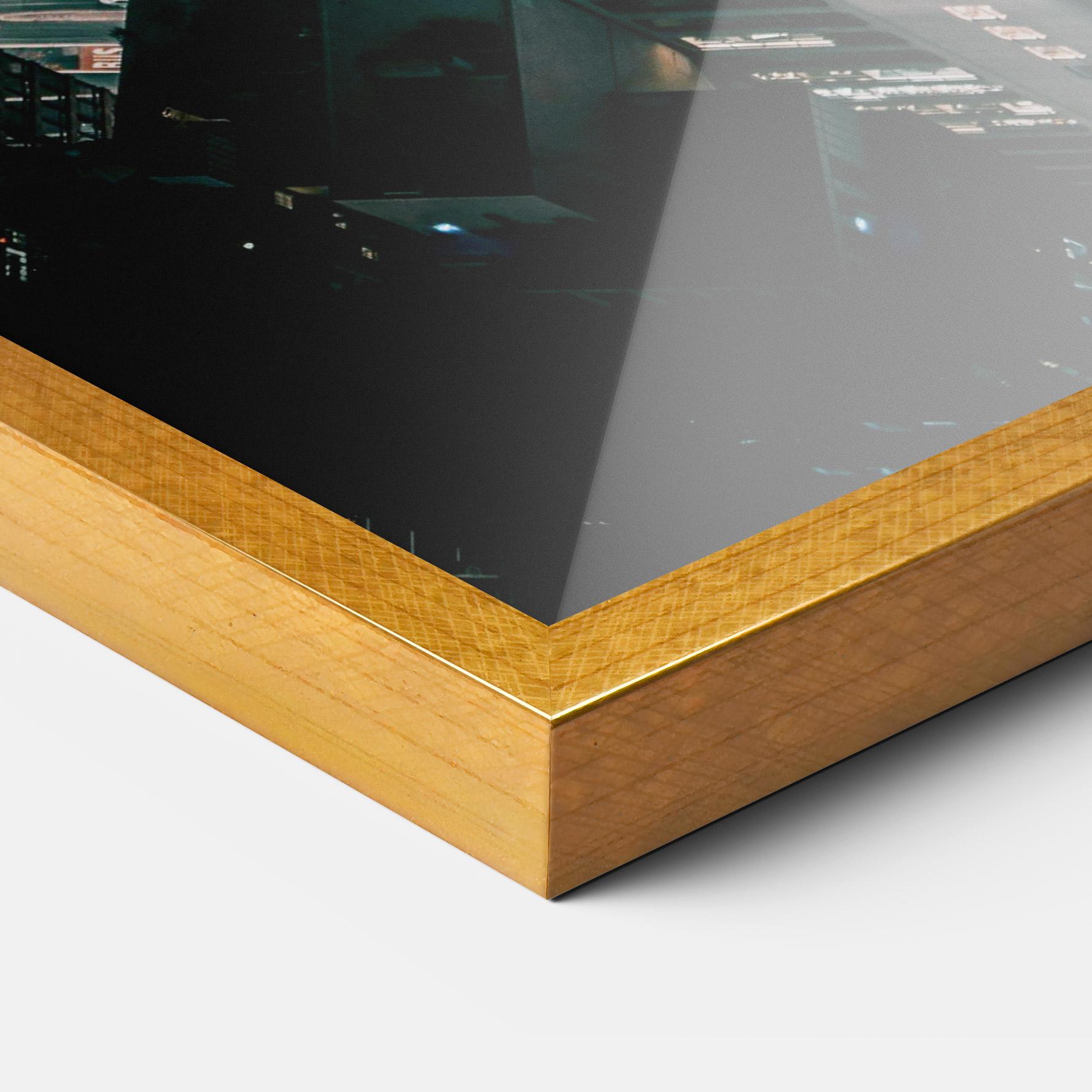 Poster Înrămat Cream Building Night mockup 3