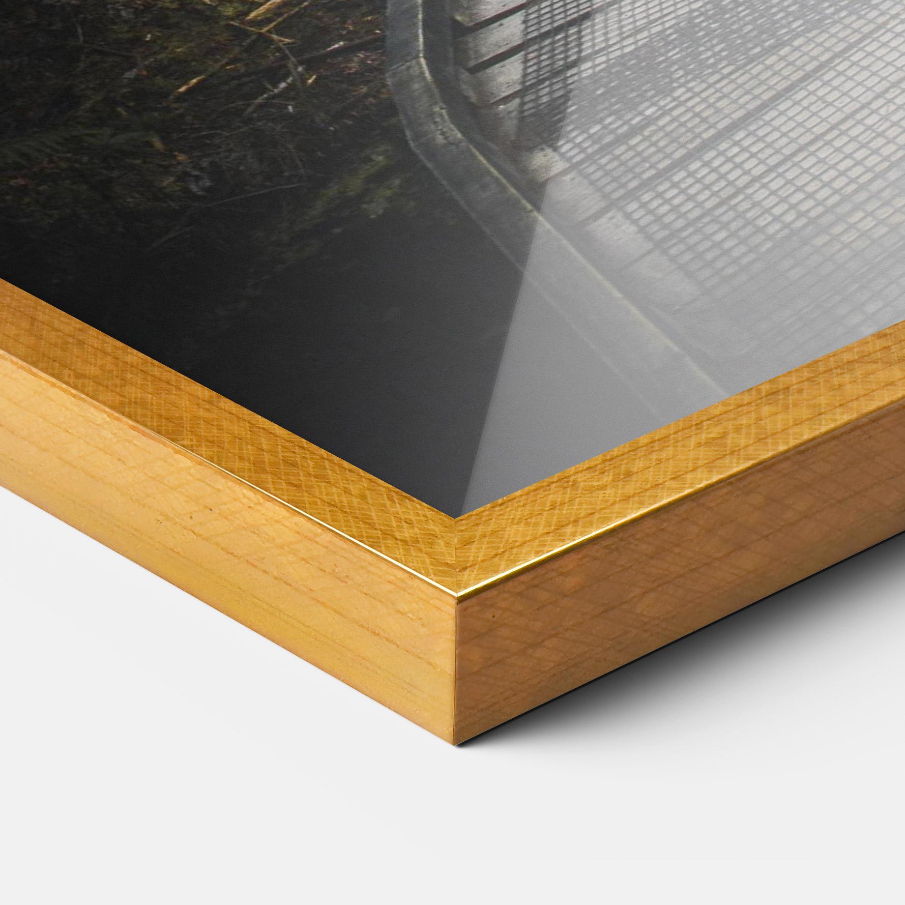 Poster Înrămat Forest Path View mockup 3