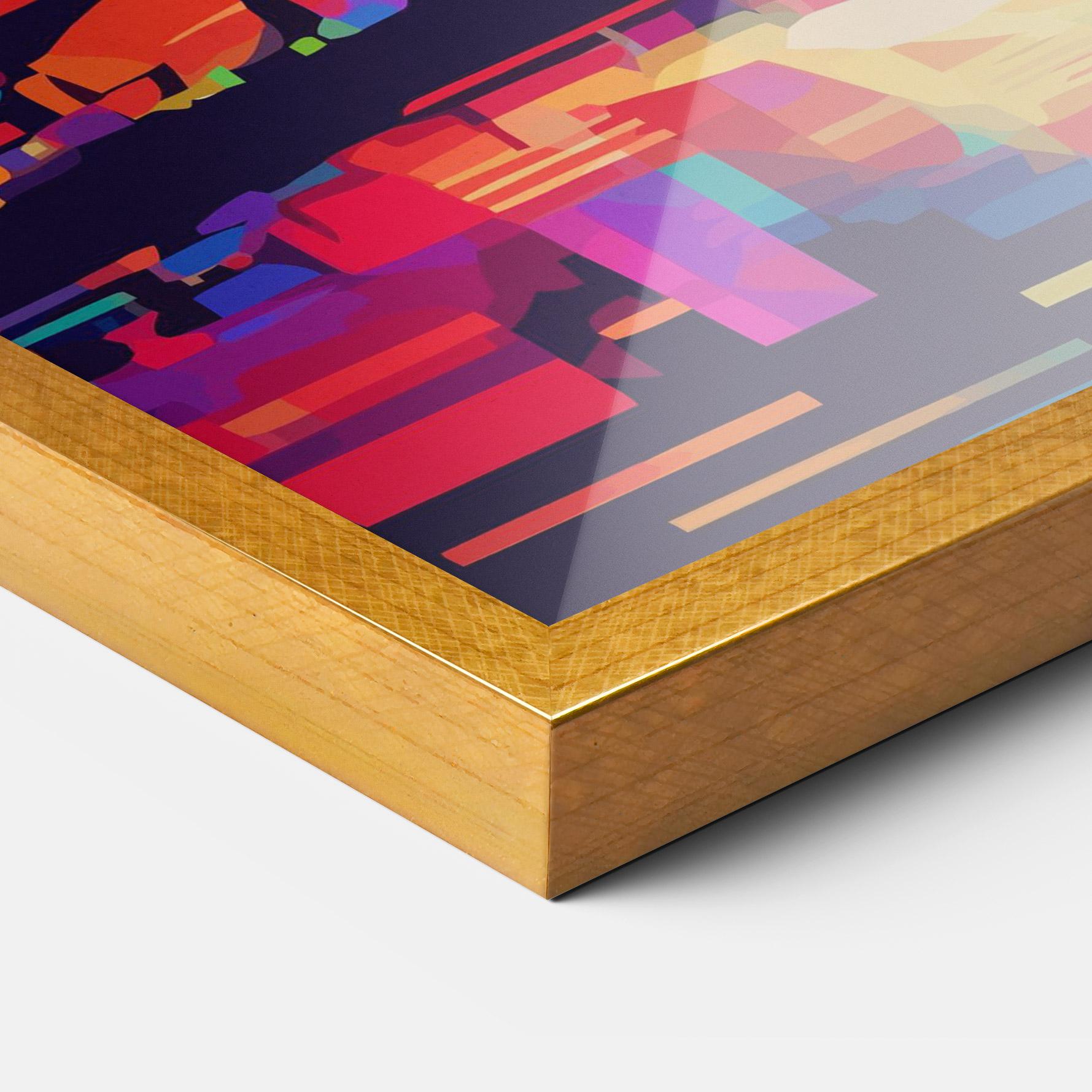 Poster Înrămat Olympic Stadium Art mockup 3