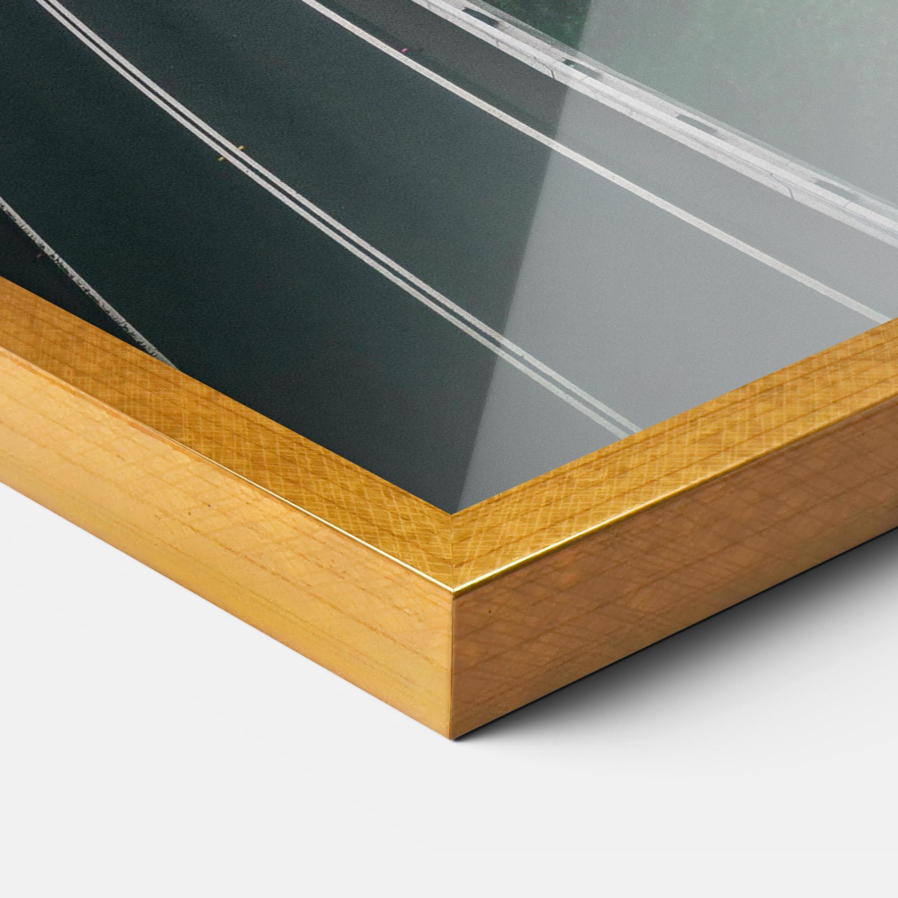 Poster Înrămat Road Cloudy Day mockup 3