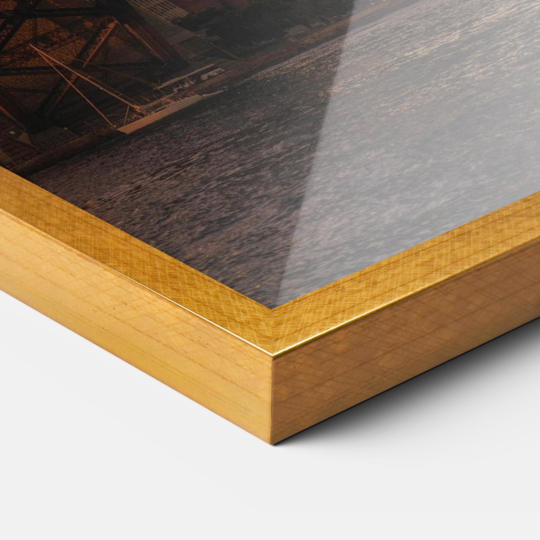 Poster Înrămat Sunset Harbour Bridge mockup 3