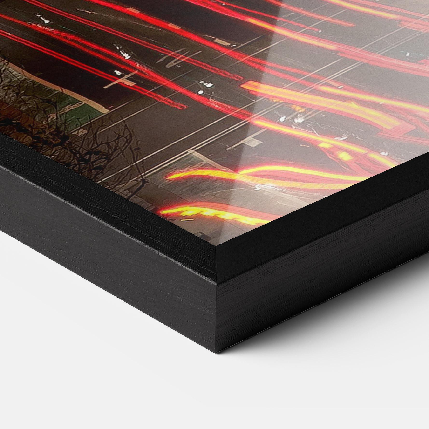 Poster Înrămat Car Light Road mockup 3