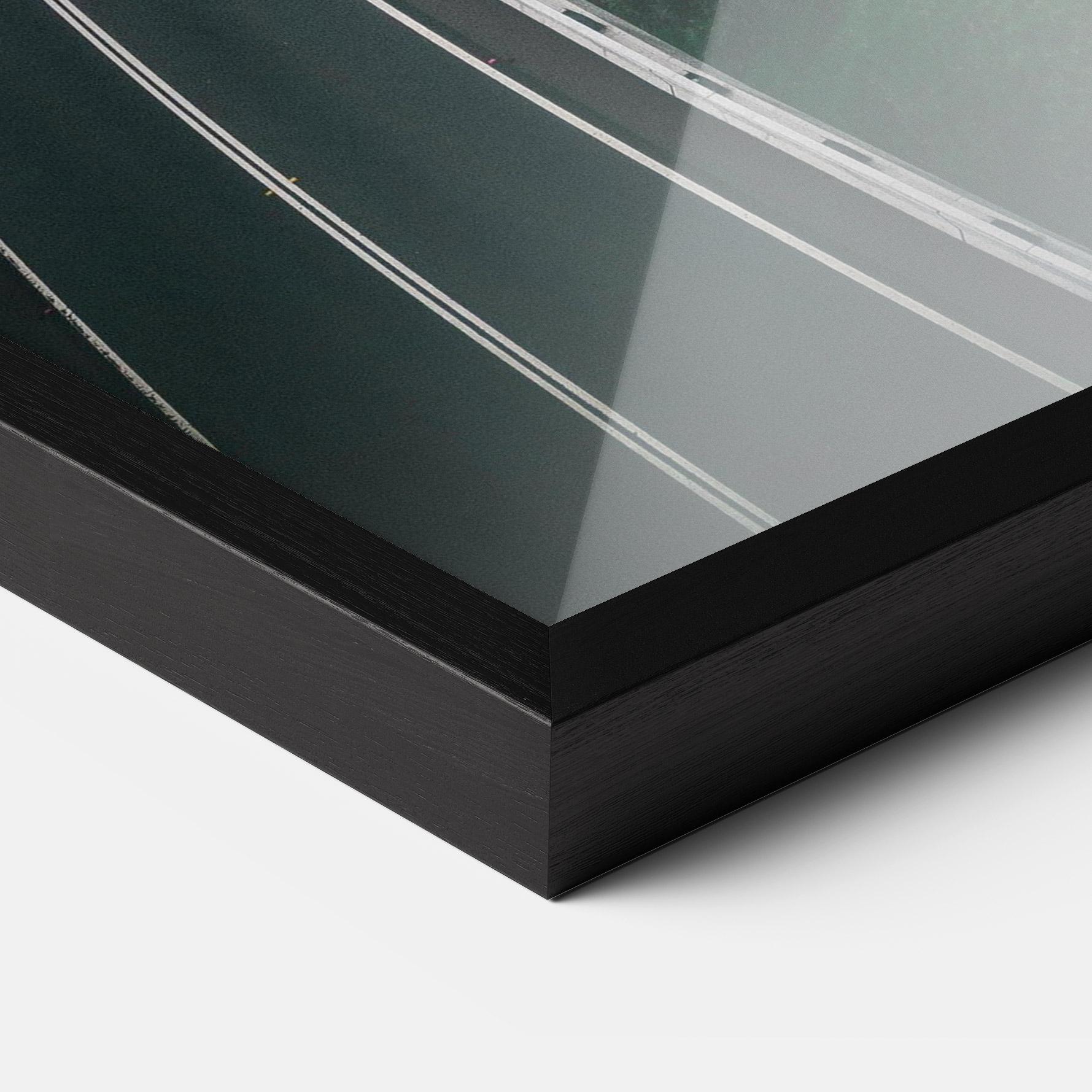 Poster Înrămat Road Cloudy Day mockup 3