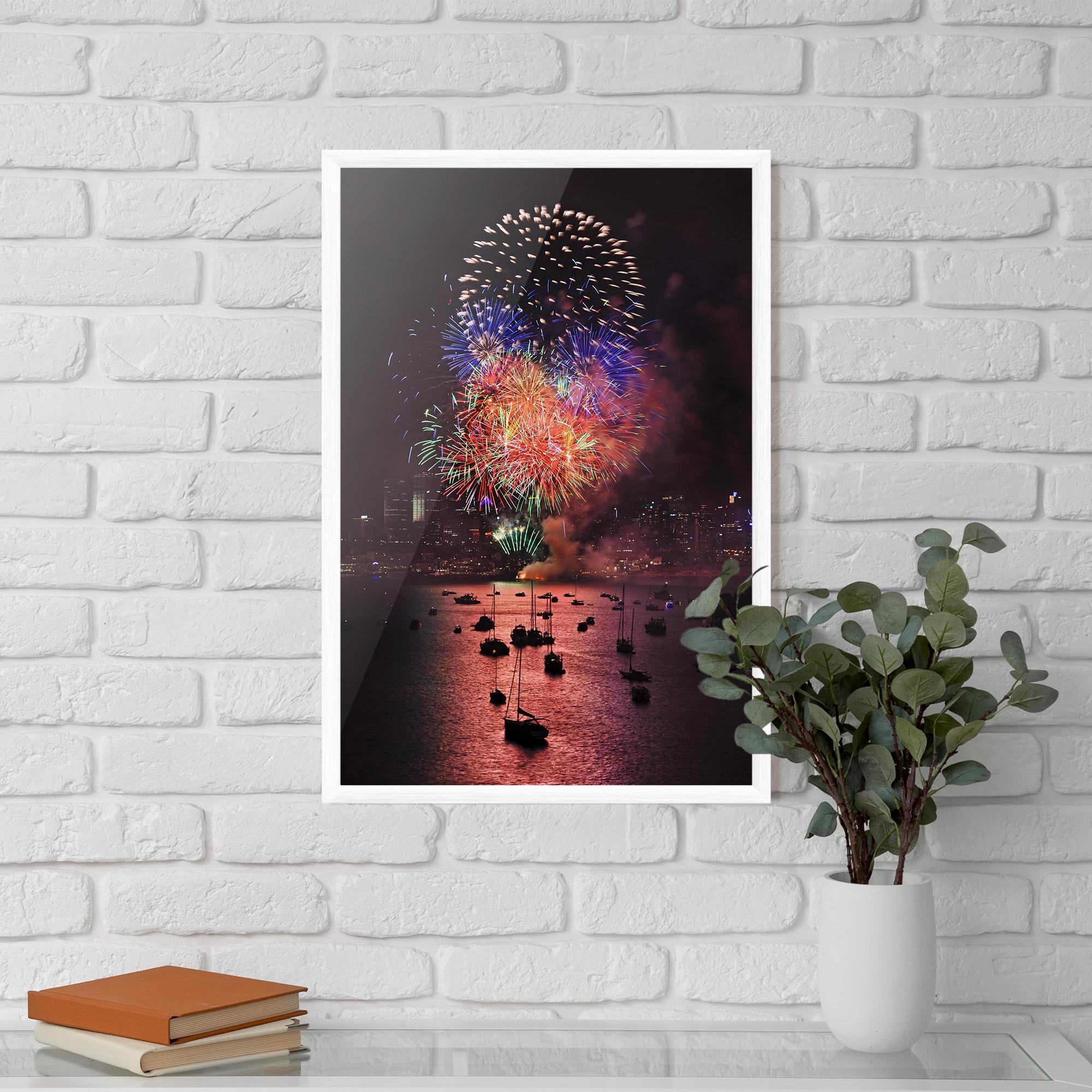 Poster Înrămat Sydney Firework mockup 5