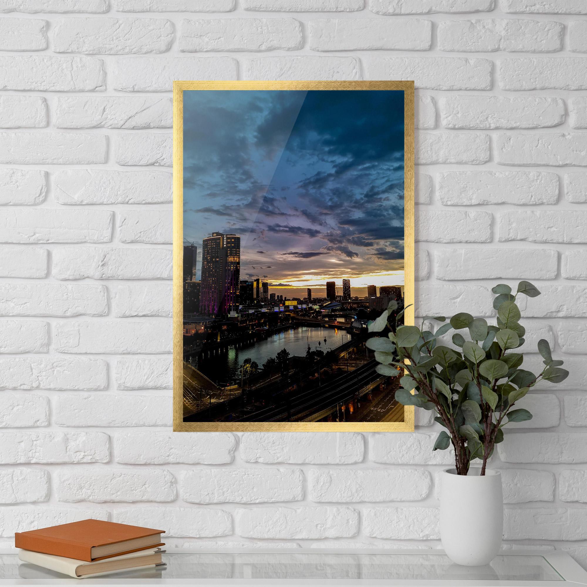 Poster Înrămat Melbourne mockup 5