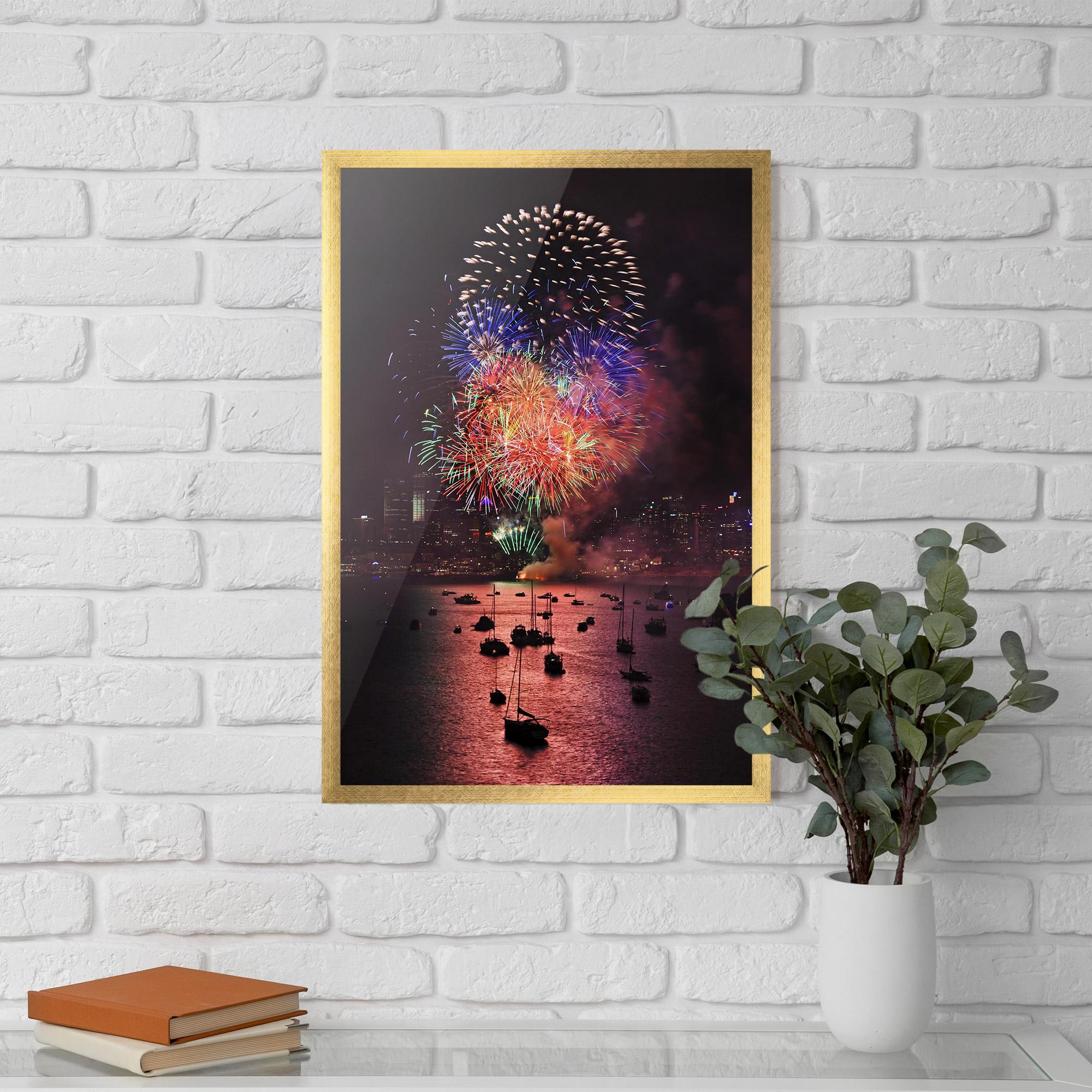 Poster Înrămat Sydney Firework mockup 5
