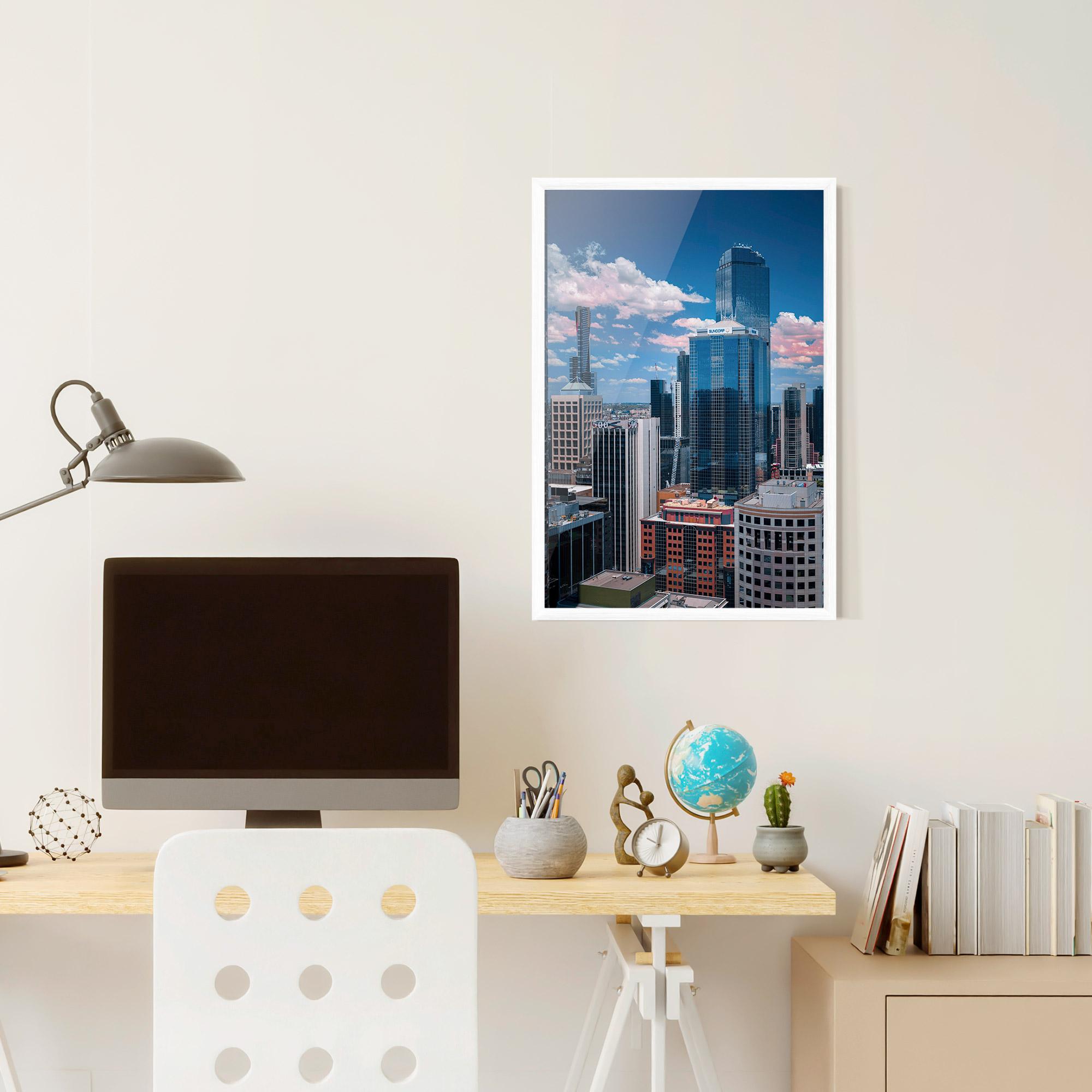 Poster Înrămat Skyscrapert View mockup 6