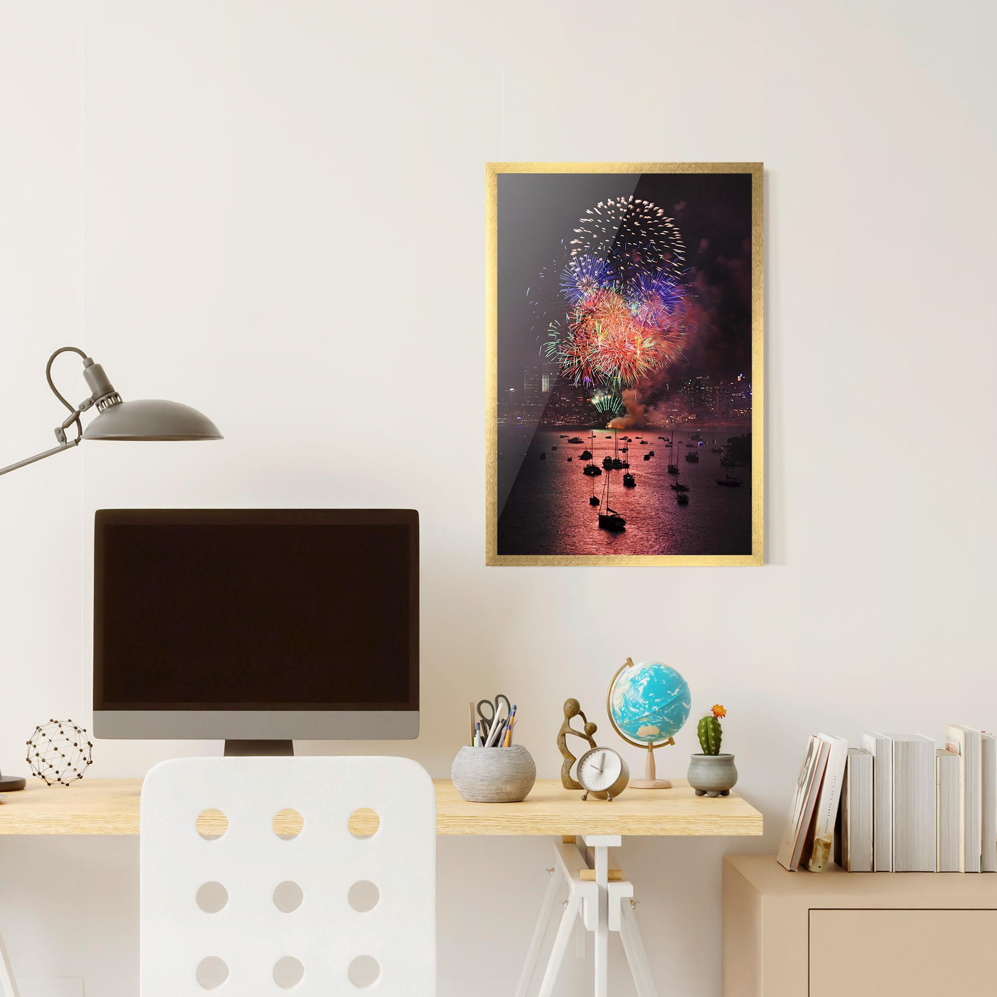 Poster Înrămat Sydney Firework mockup 6