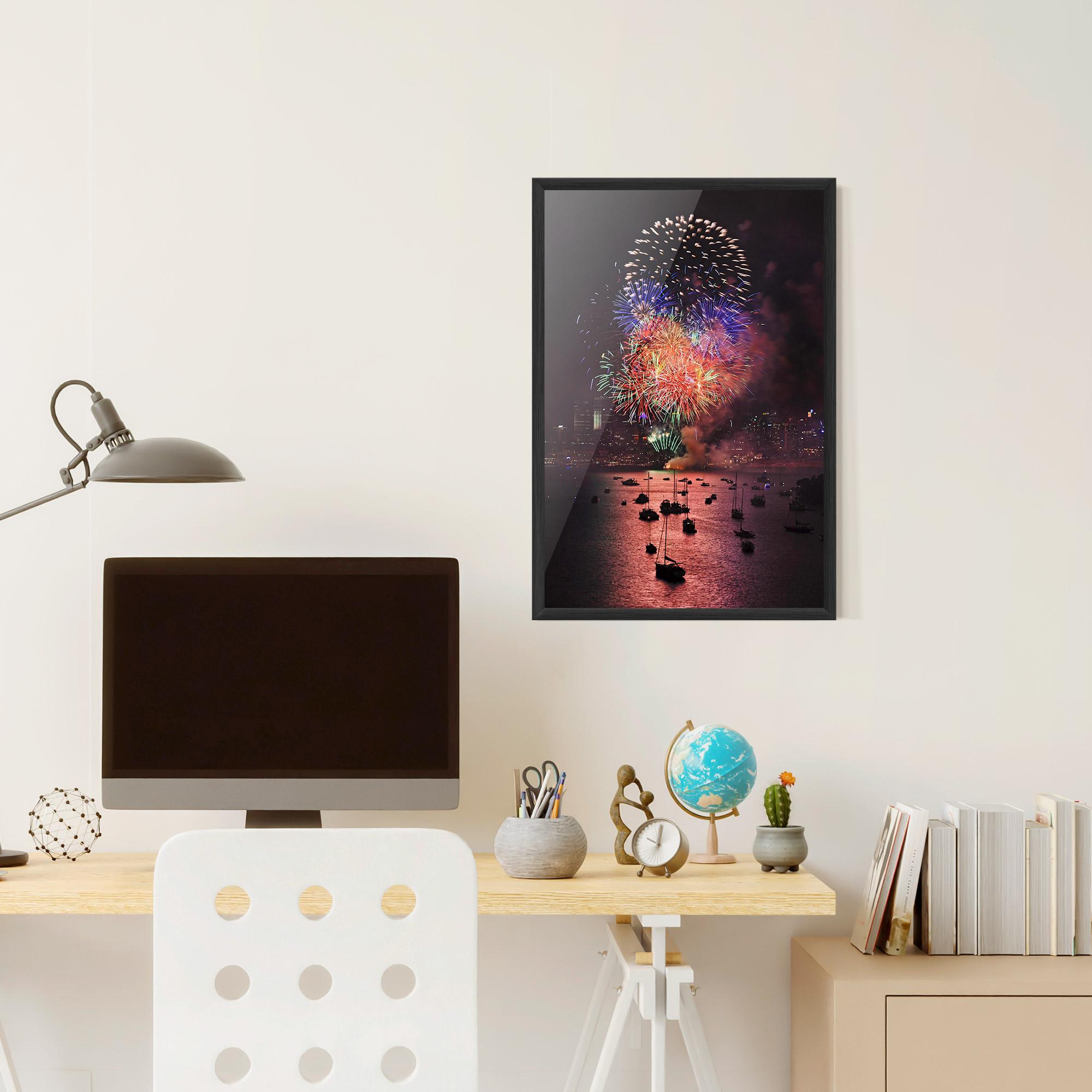 Poster Înrămat Sydney Firework mockup 6