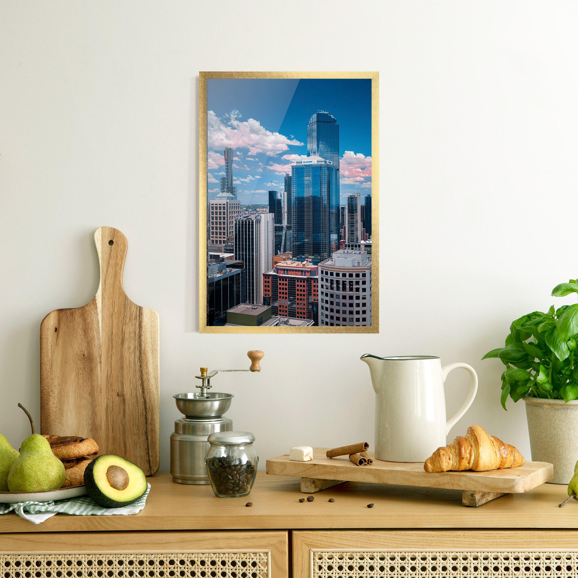 Poster Înrămat Skyscrapert View mockup 8