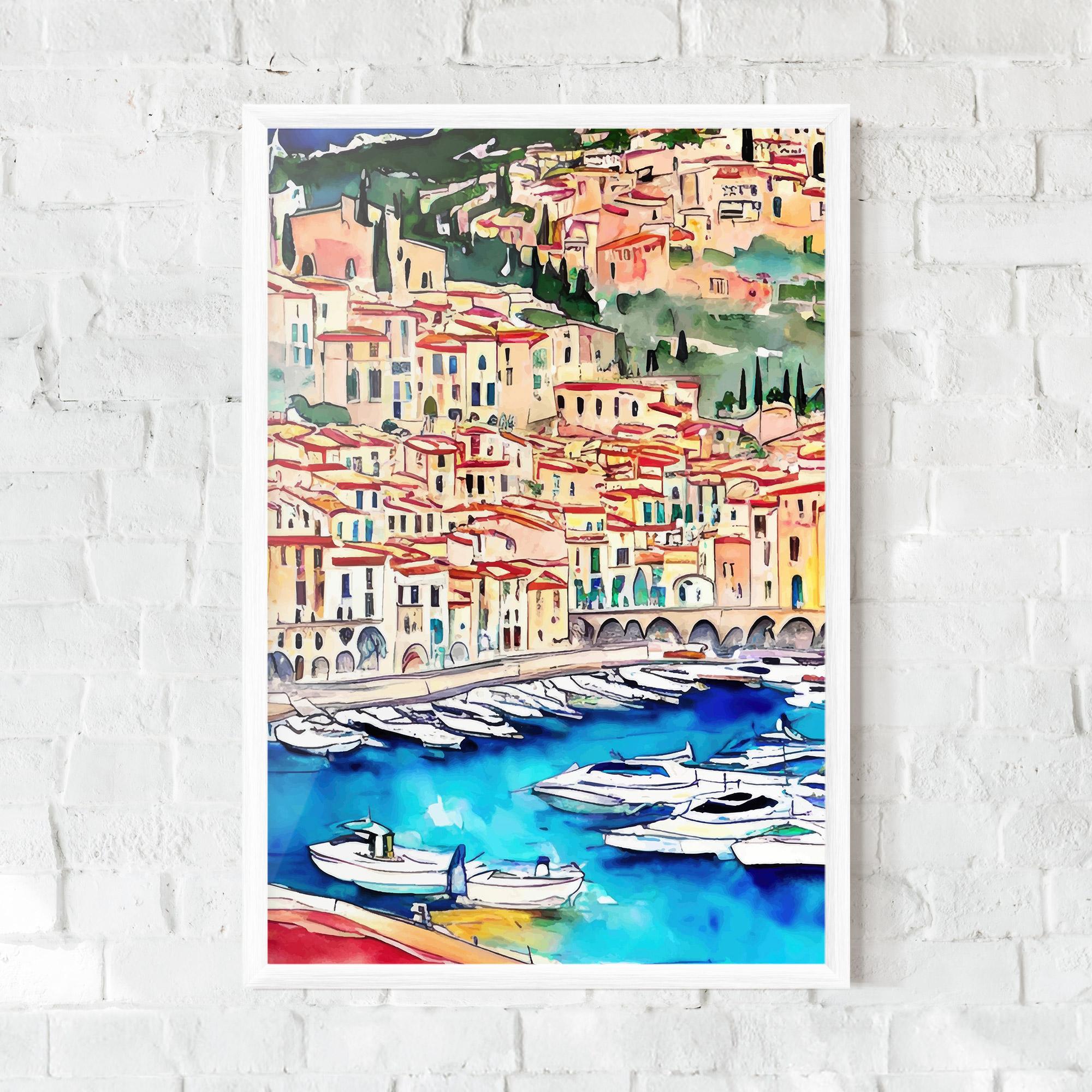 Poster Înrămat French City mockup 0