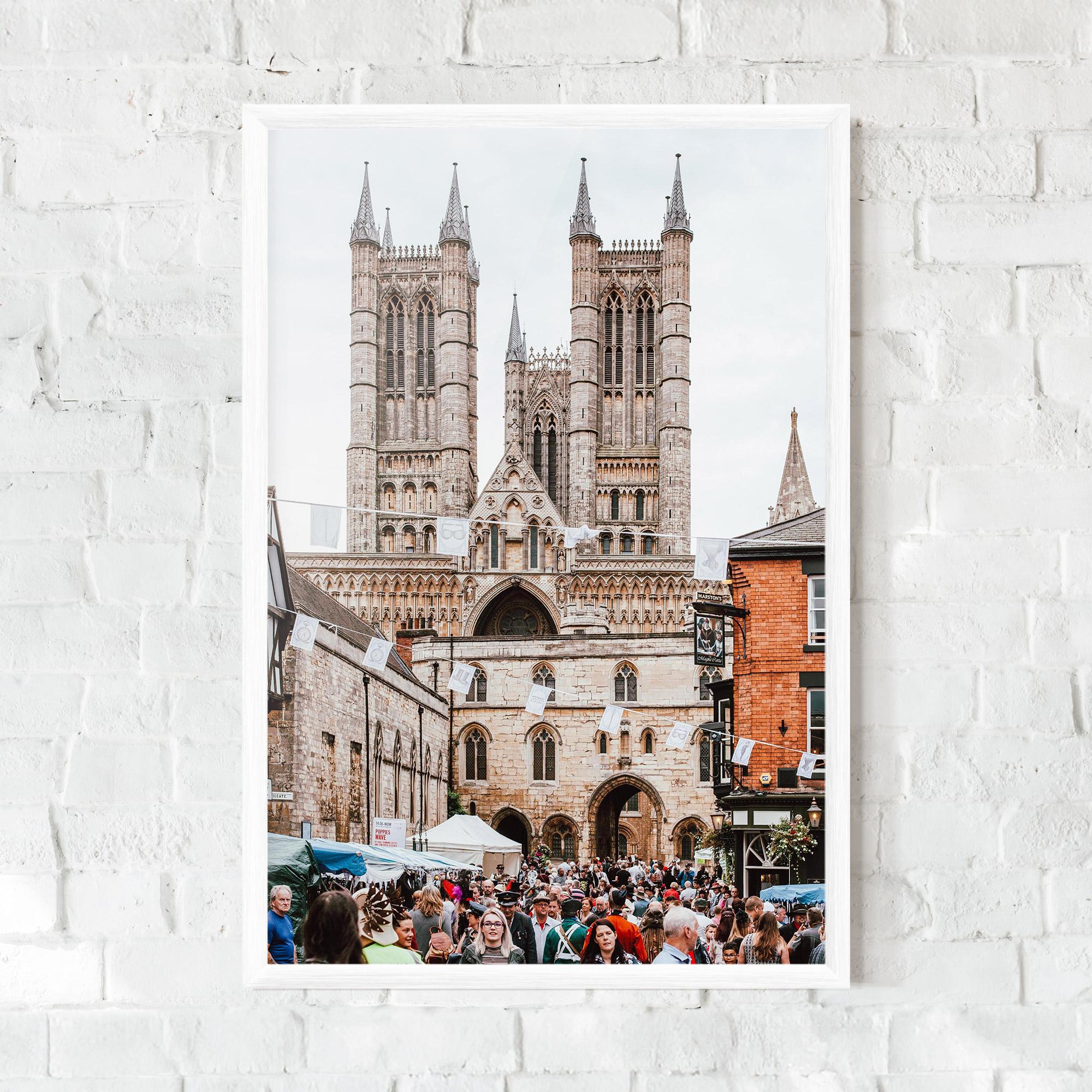 Poster Înrămat Lincoln Cathedral mockup 0