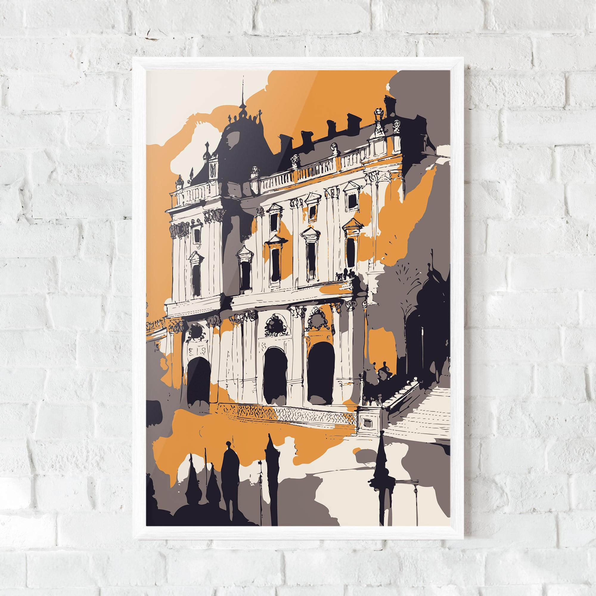 Poster Înrămat Palace Of Versailles mockup 0