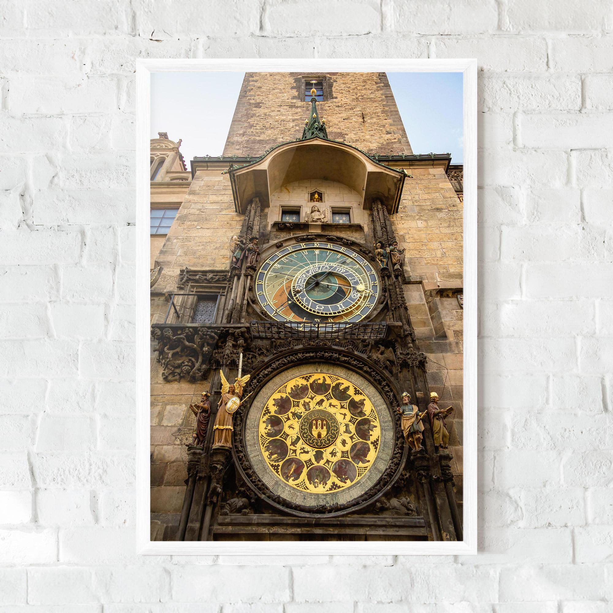 Poster Înrămat Prague Clock mockup 0