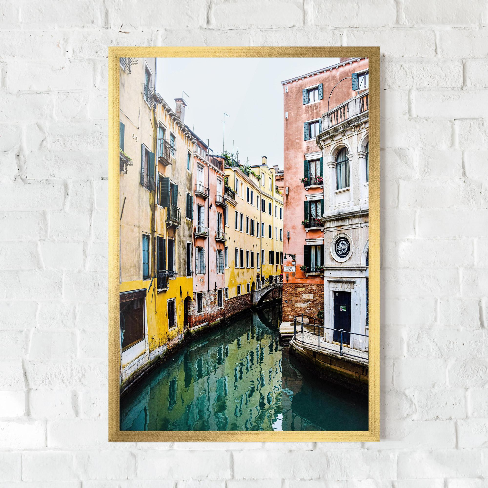 Poster Înrămat Colorful Water Building mockup 0