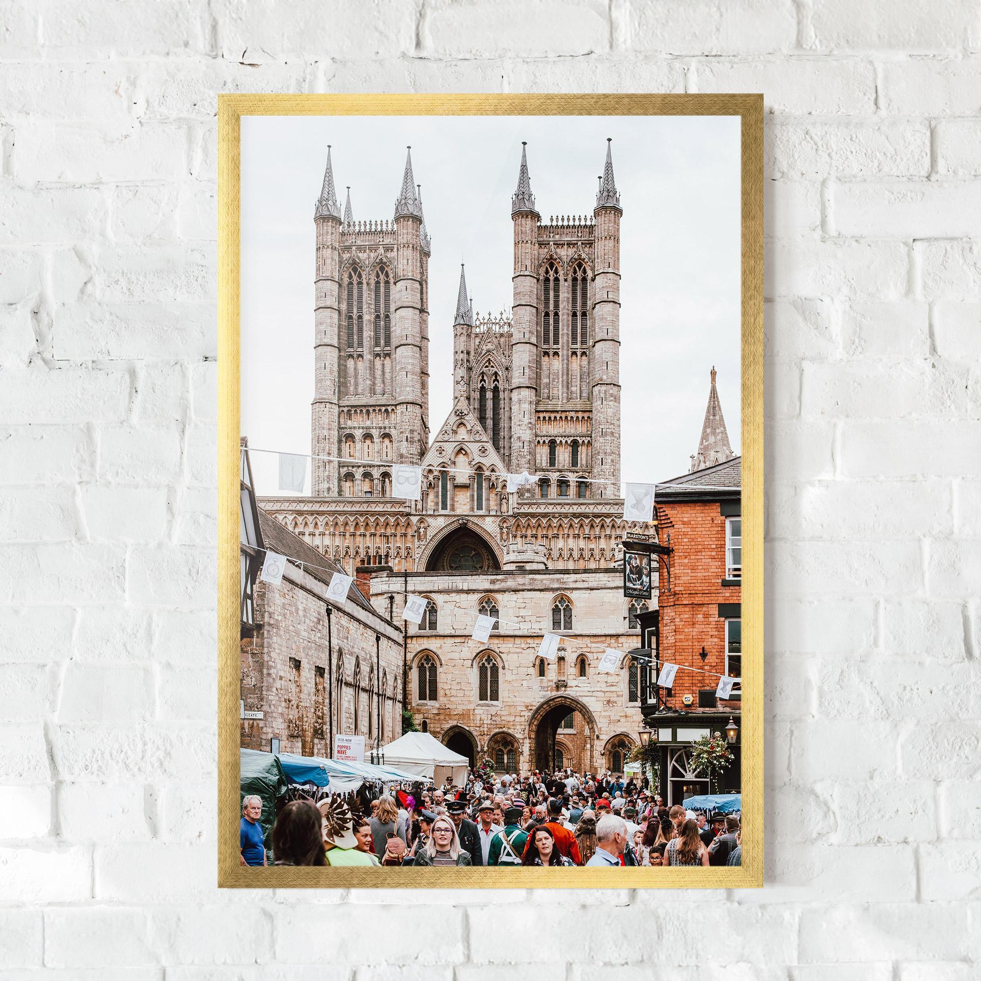Poster Înrămat Lincoln Cathedral mockup 0