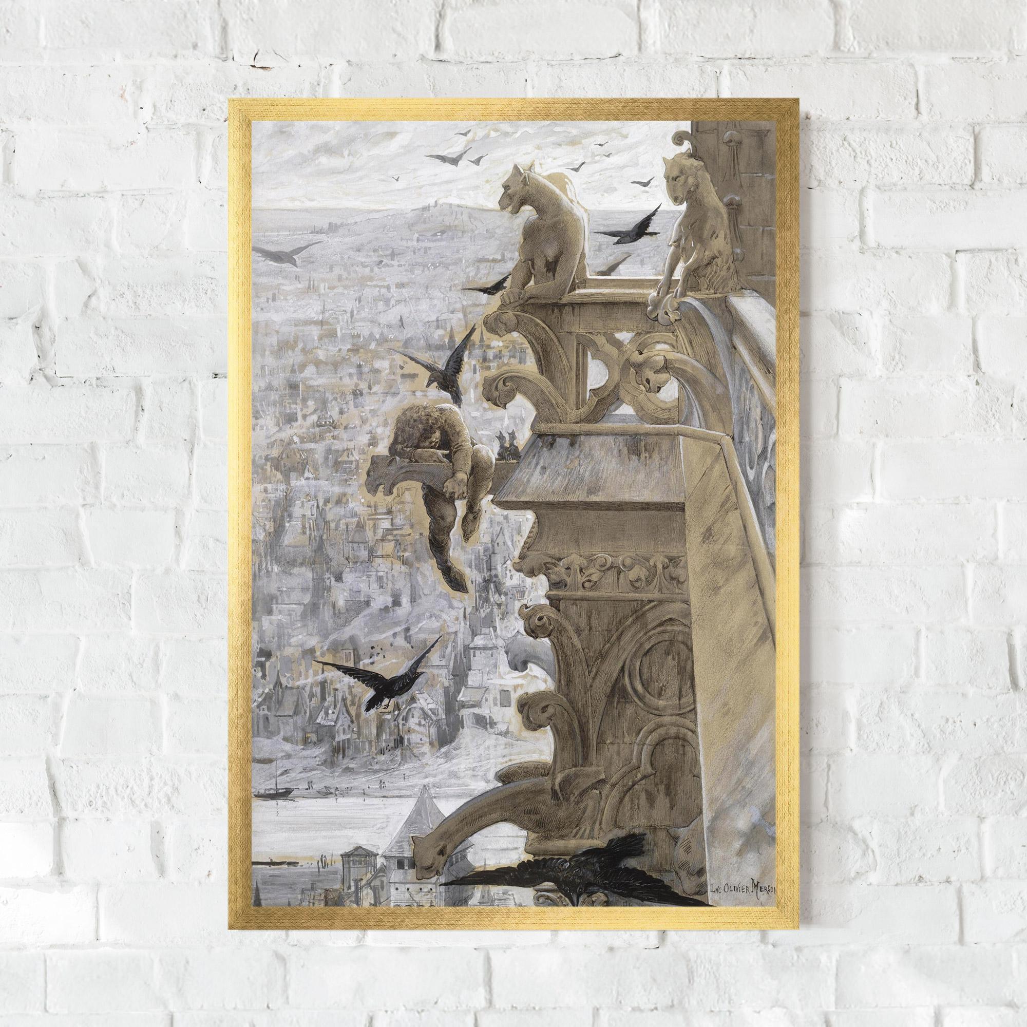 Poster Înrămat Notre Dame mockup 0