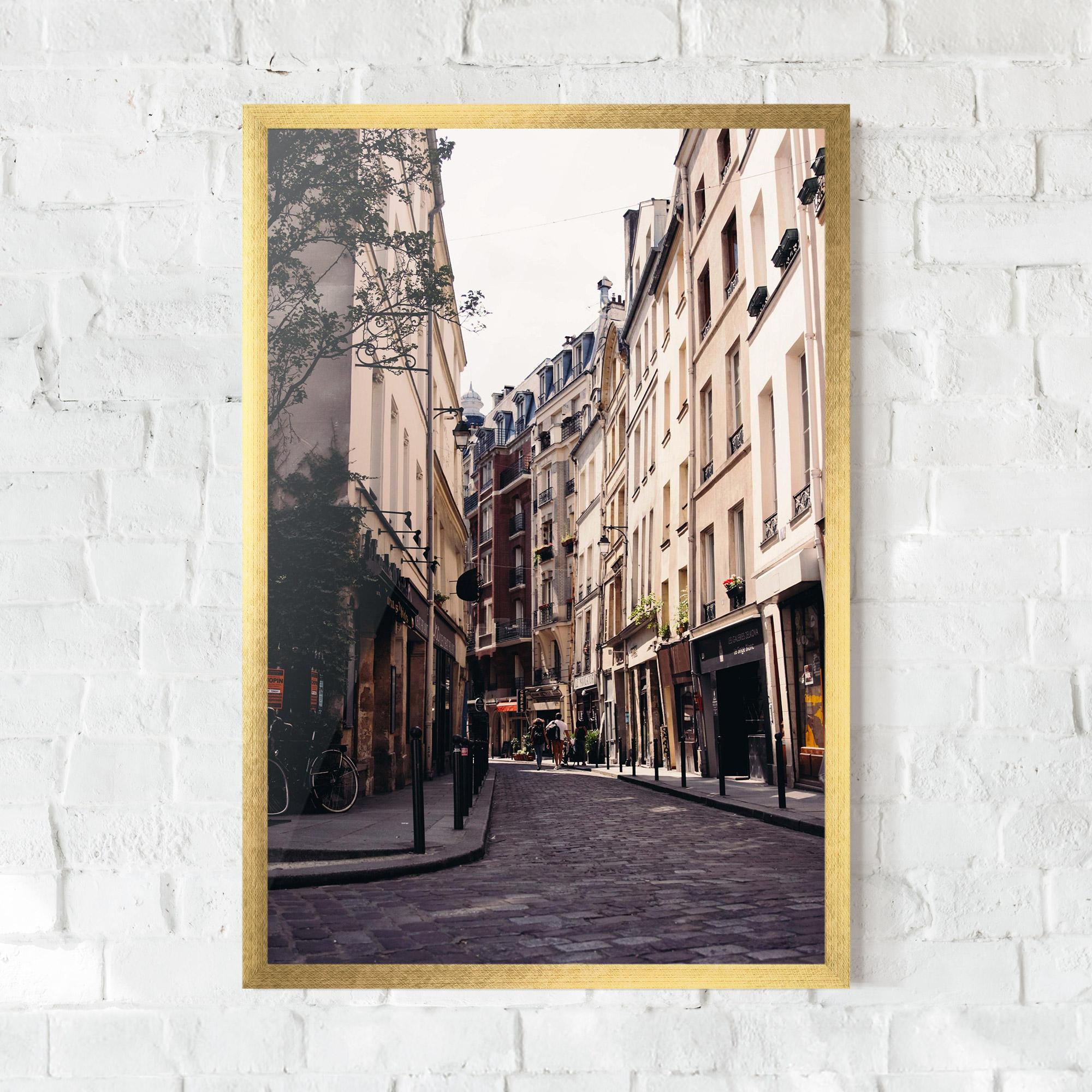 Poster Înrămat Paris Street mockup 0