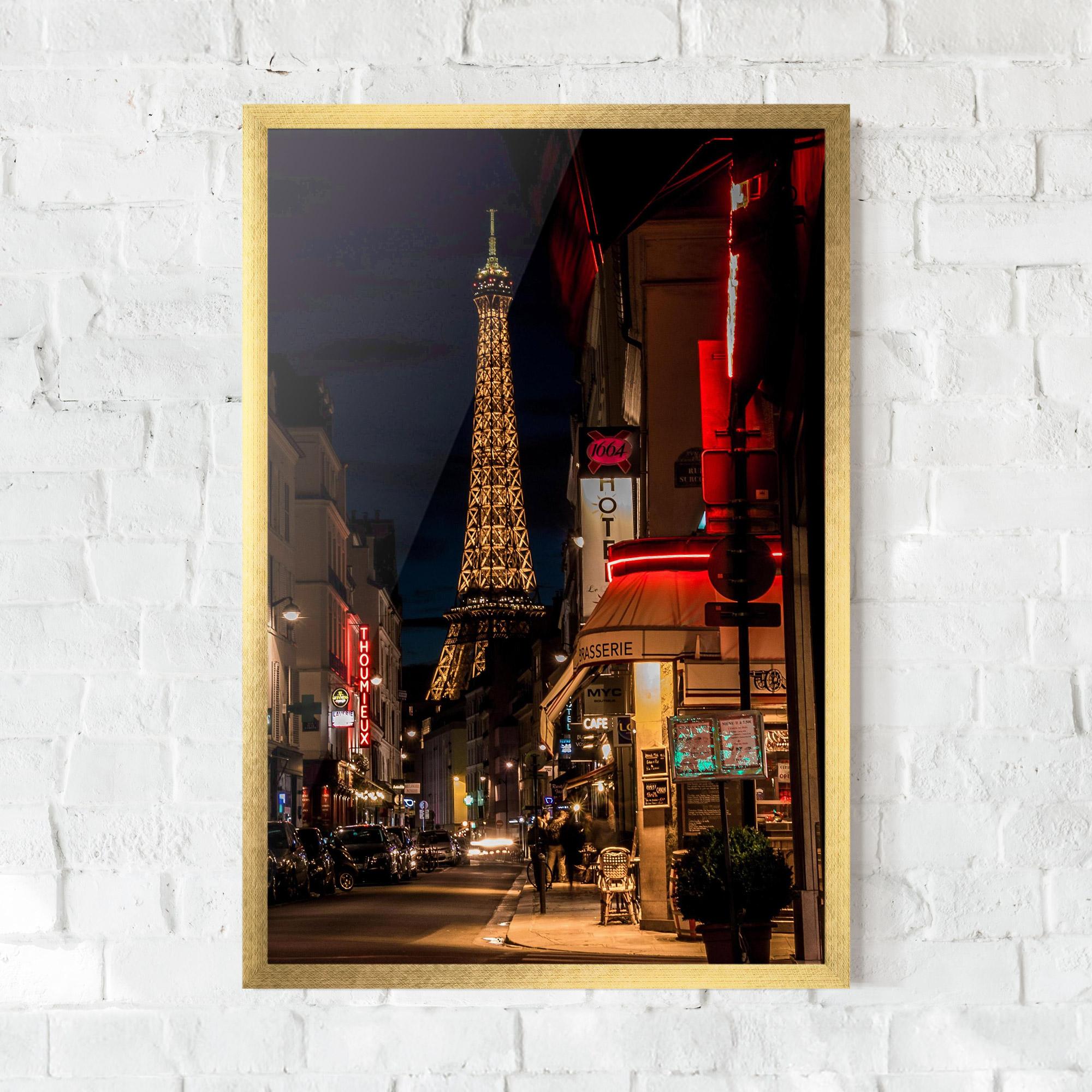 Poster Înrămat Paris Walk mockup 0