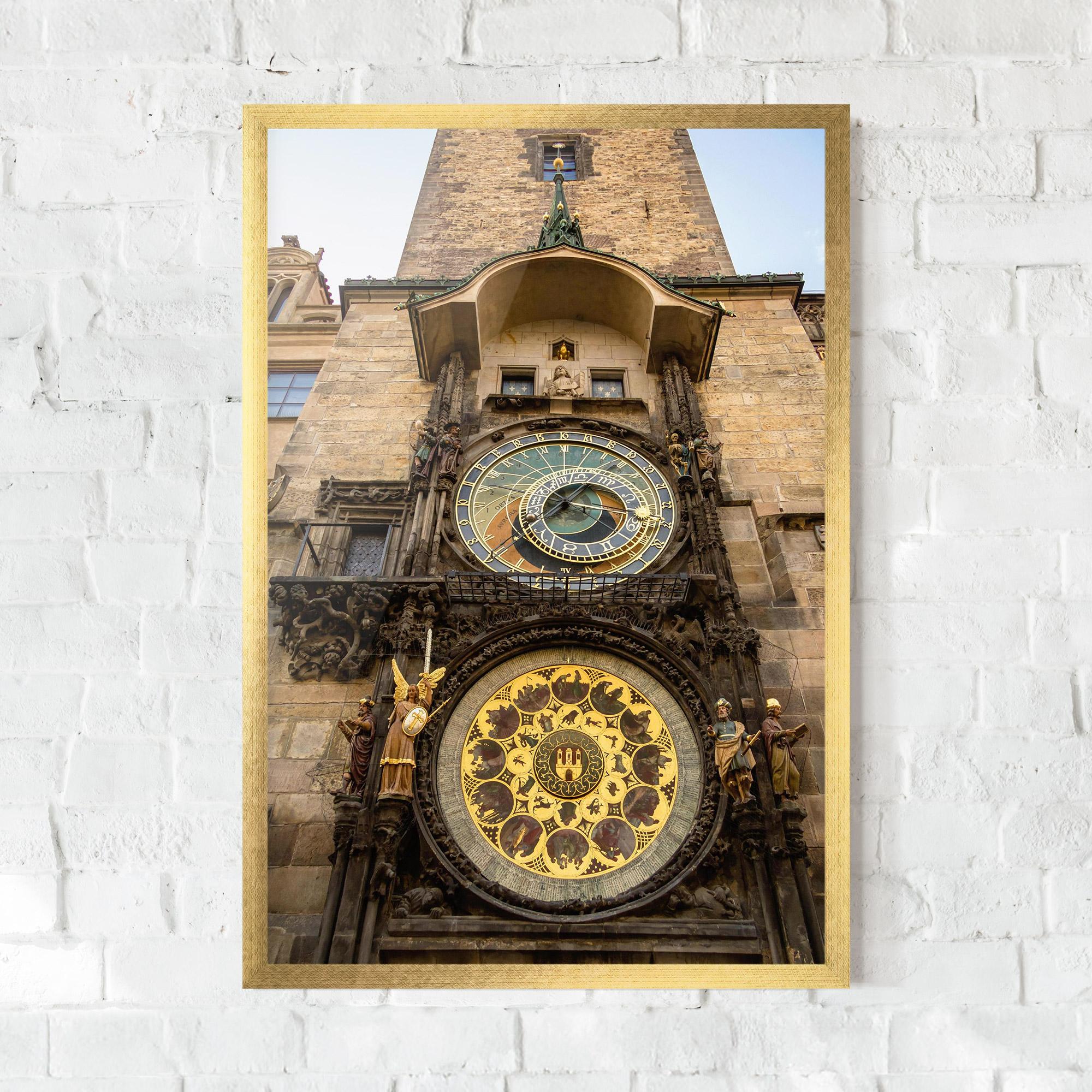 Poster Înrămat Prague Clock mockup 0