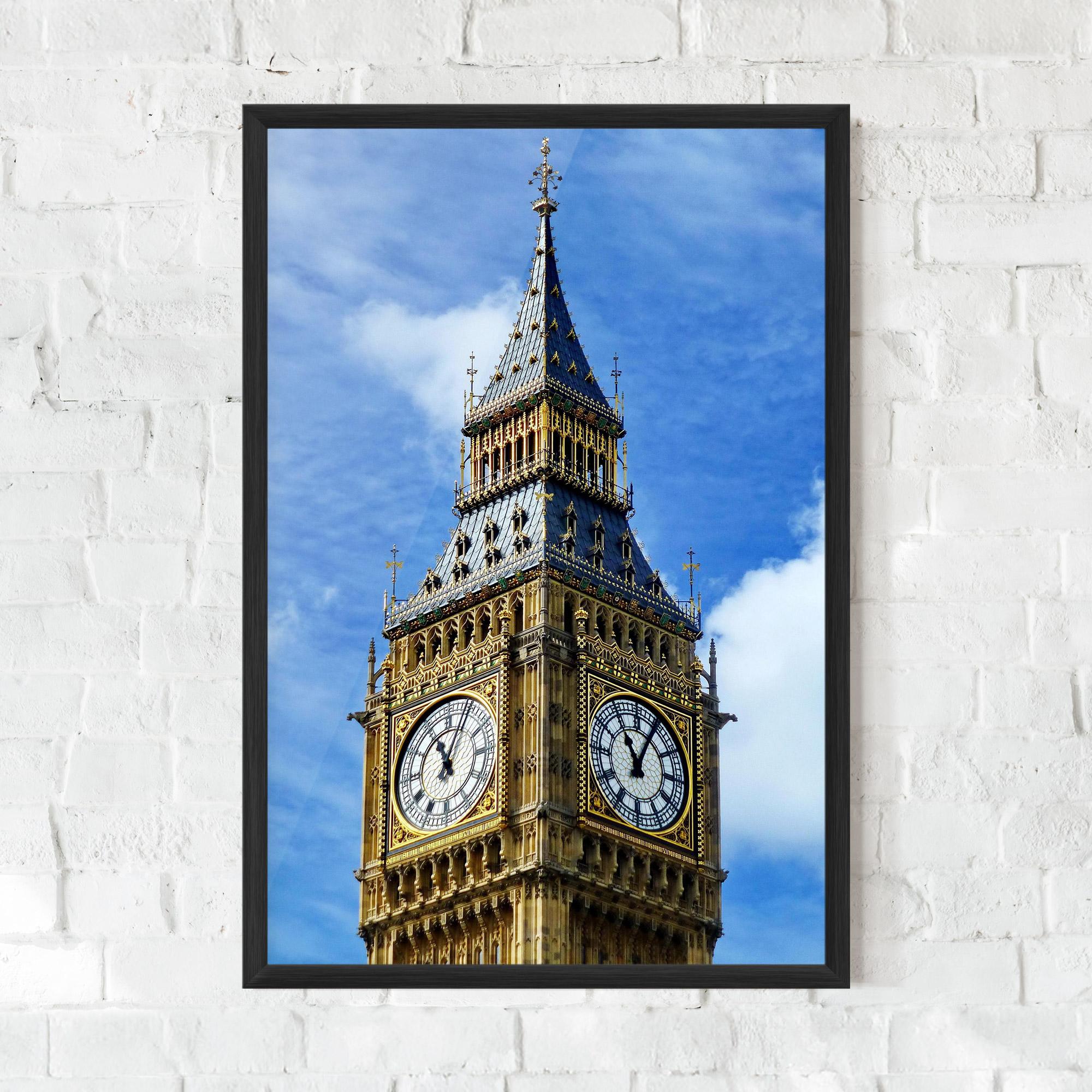 Poster Înrămat Big Ben mockup 0