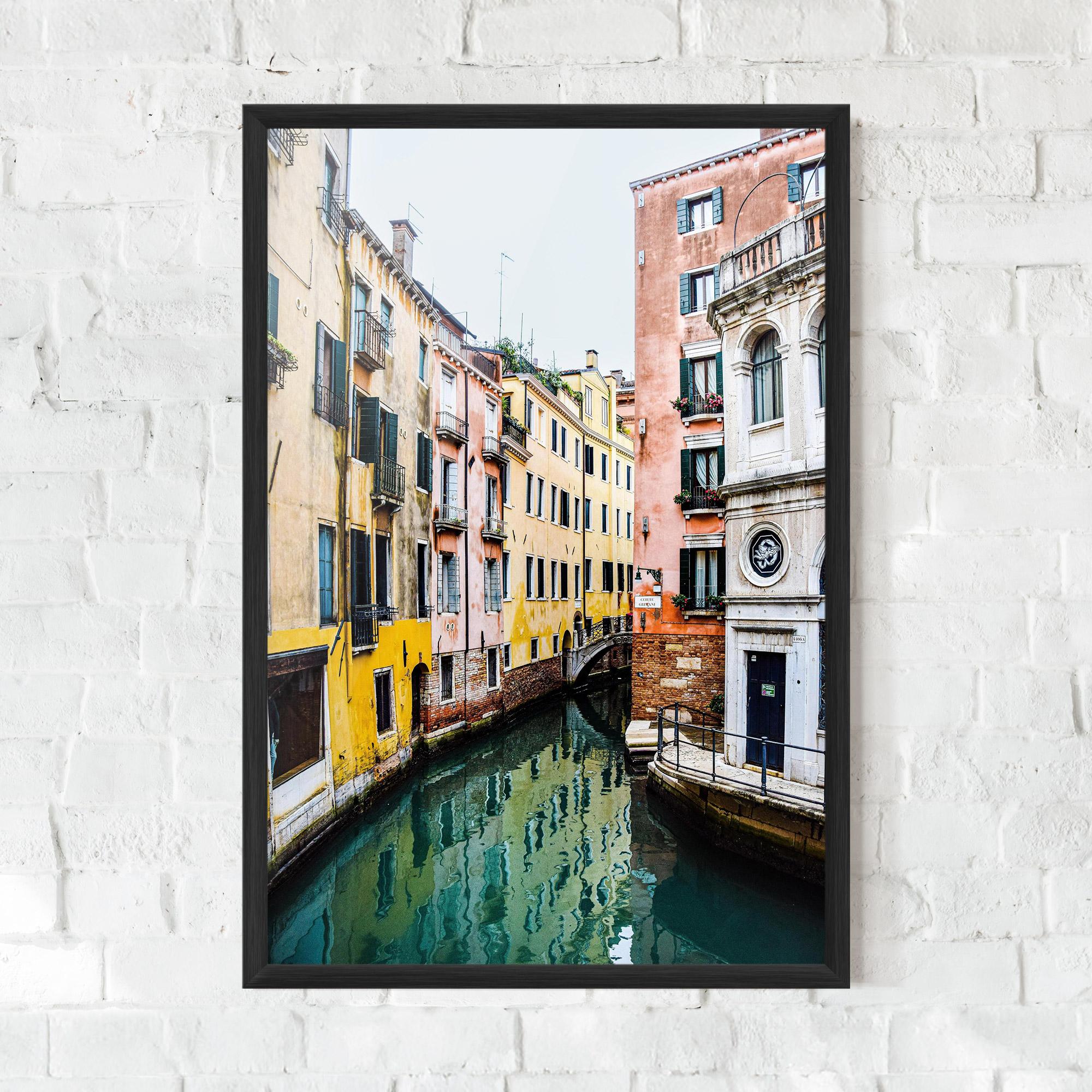 Poster Înrămat Colorful Water Building mockup 0