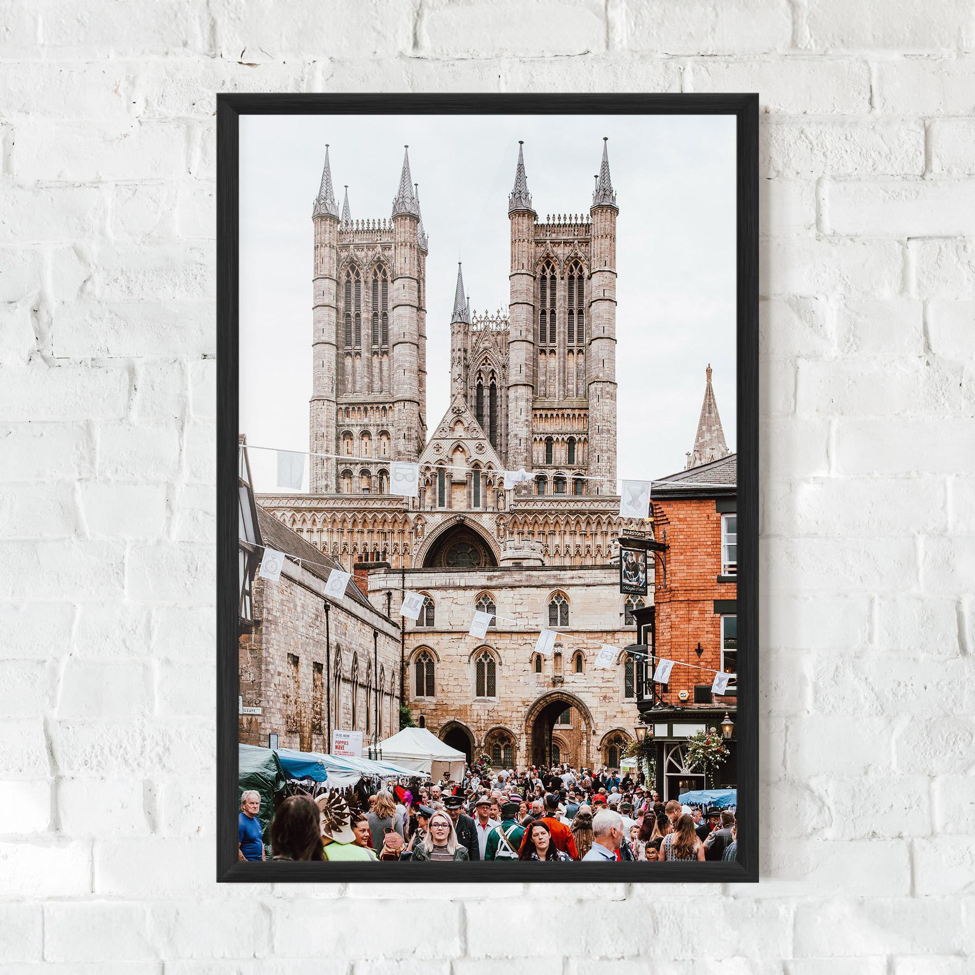 Poster Înrămat Lincoln Cathedral mockup 0
