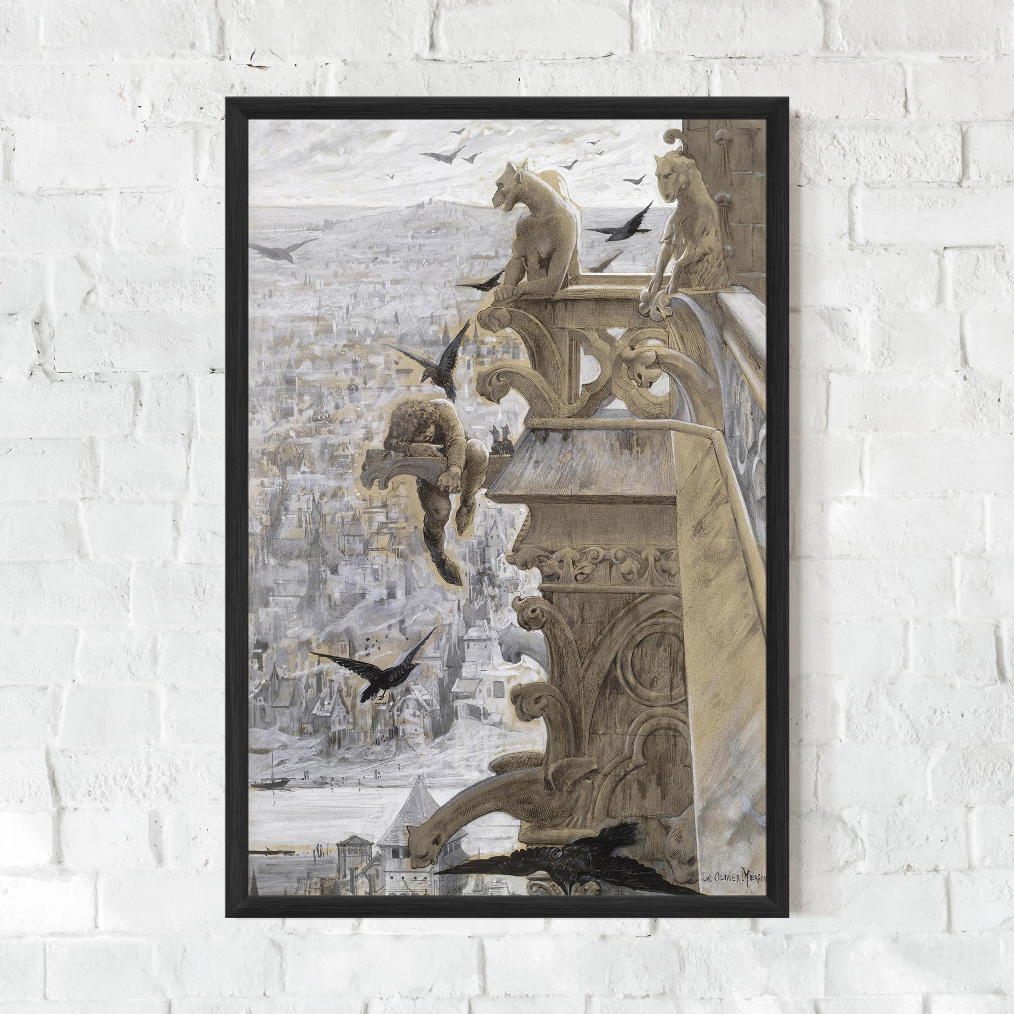 Poster Înrămat Notre Dame mockup 0